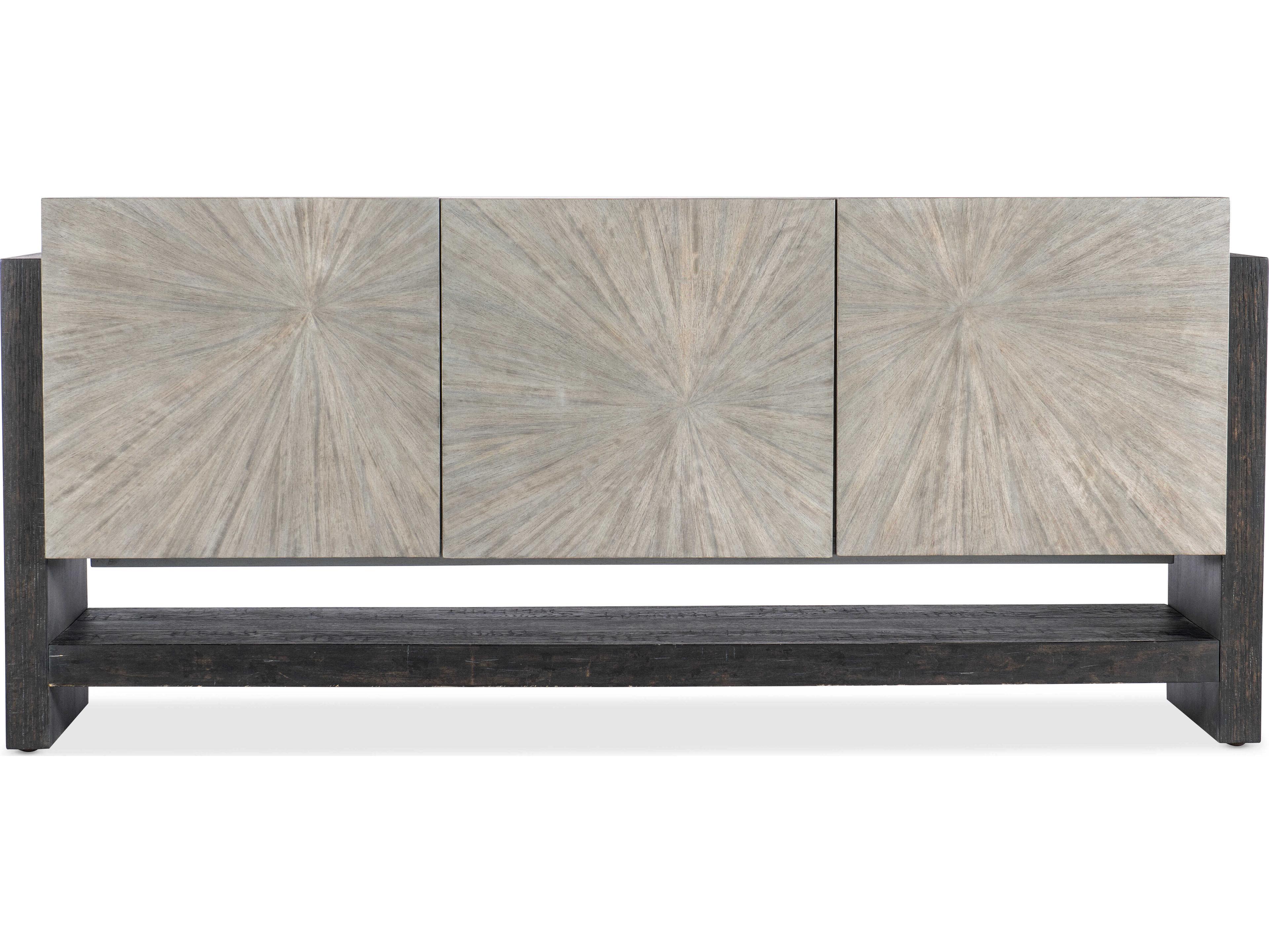 Hooker Furniture Melange 71" Oak Wood Light Sideboard