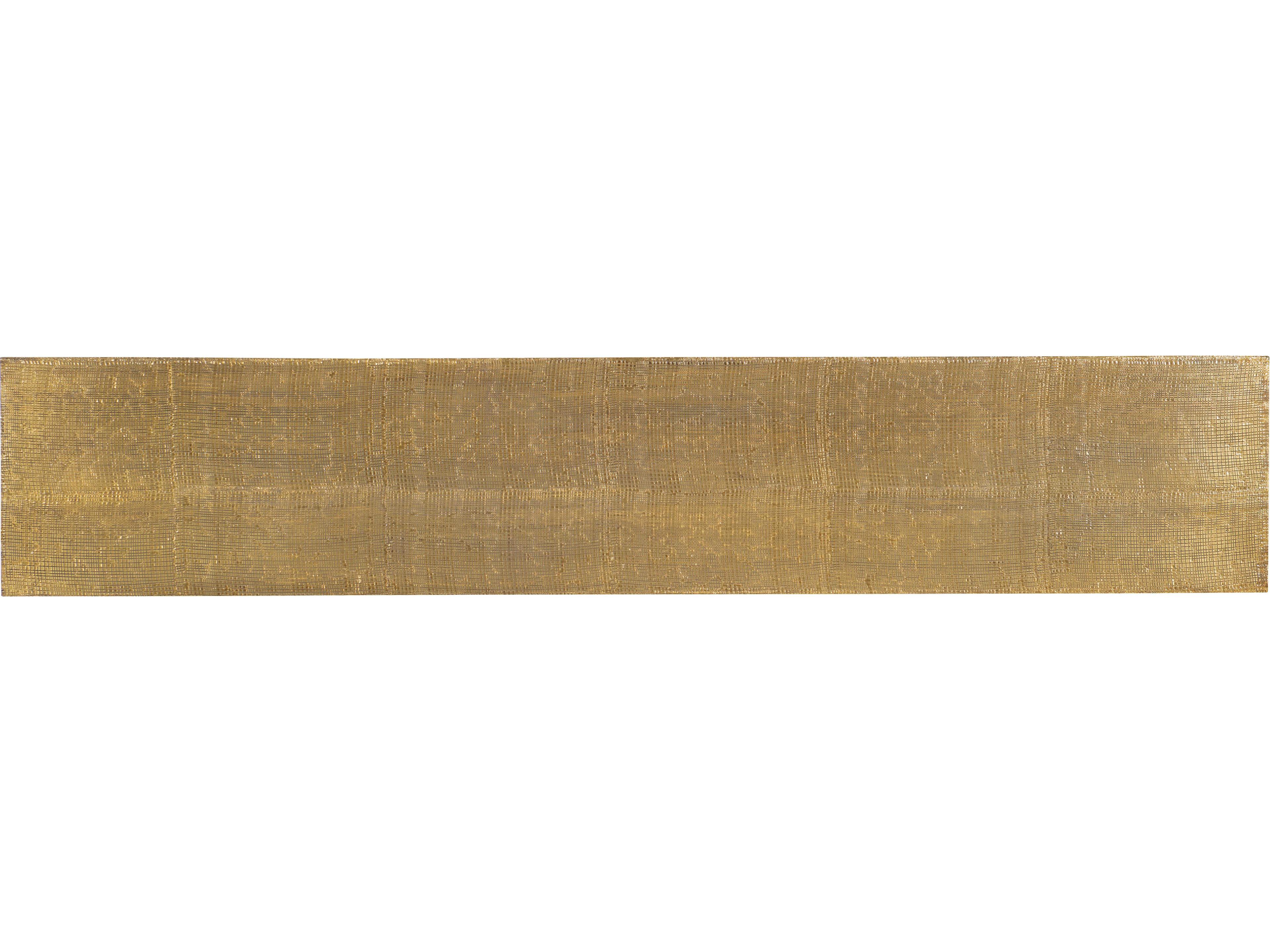 Luxecor Heritage Kanchan Rectangular Metal Gold Console Table