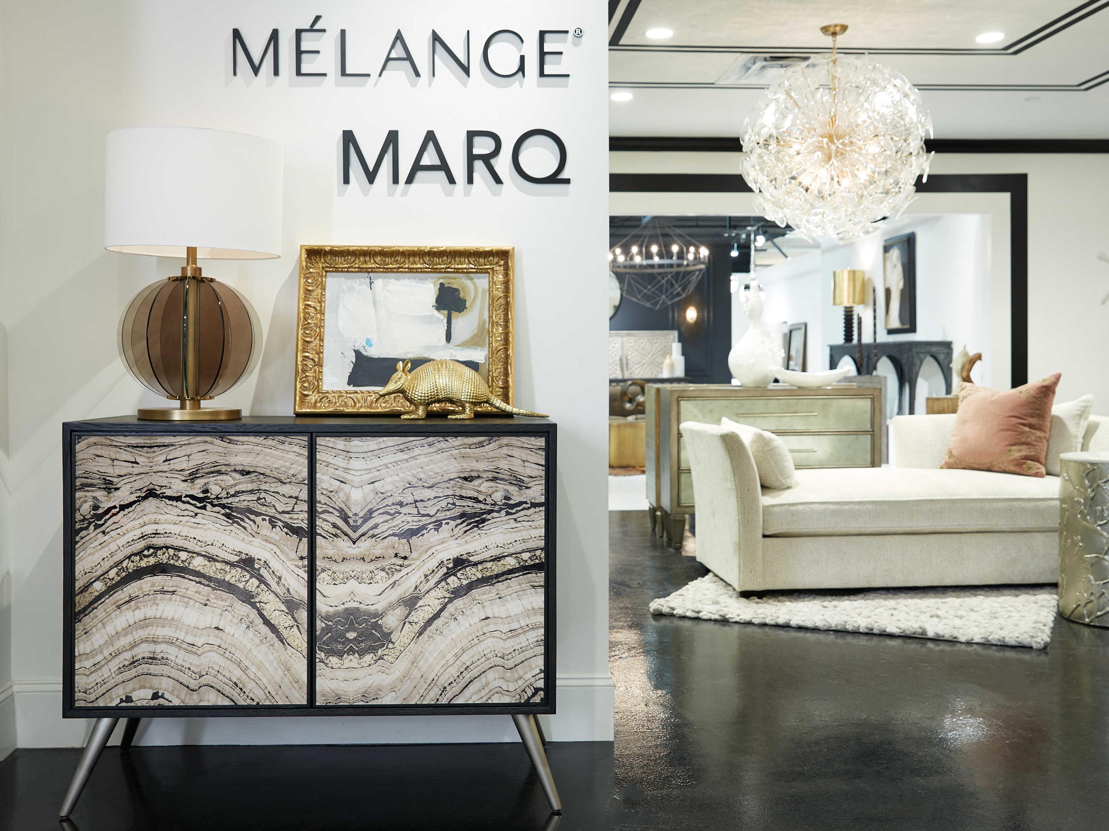 Hooker Furniture Melange Black Oak Wood Accent Chest