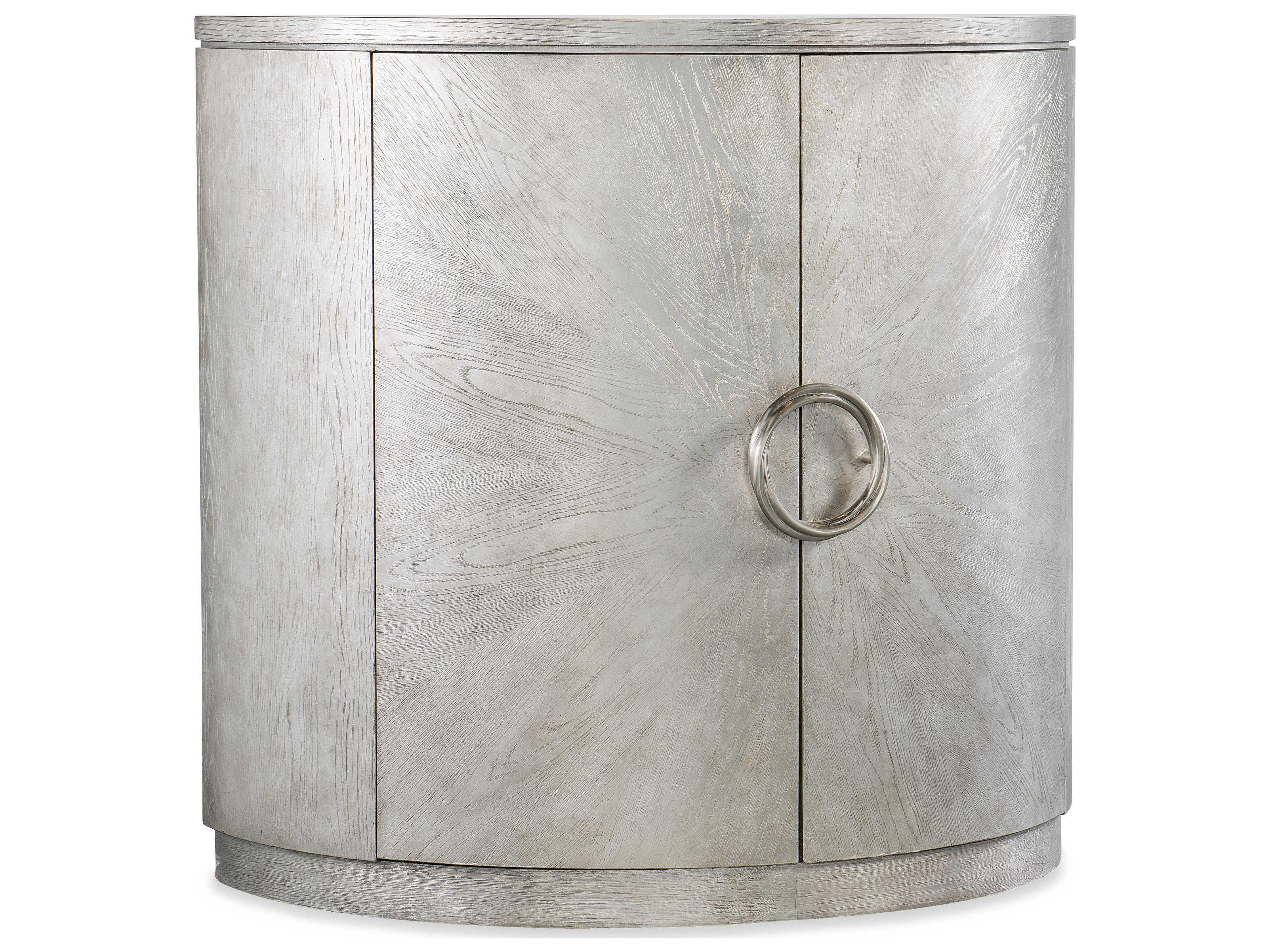 Melange Silver Oak Wood Accent Chest