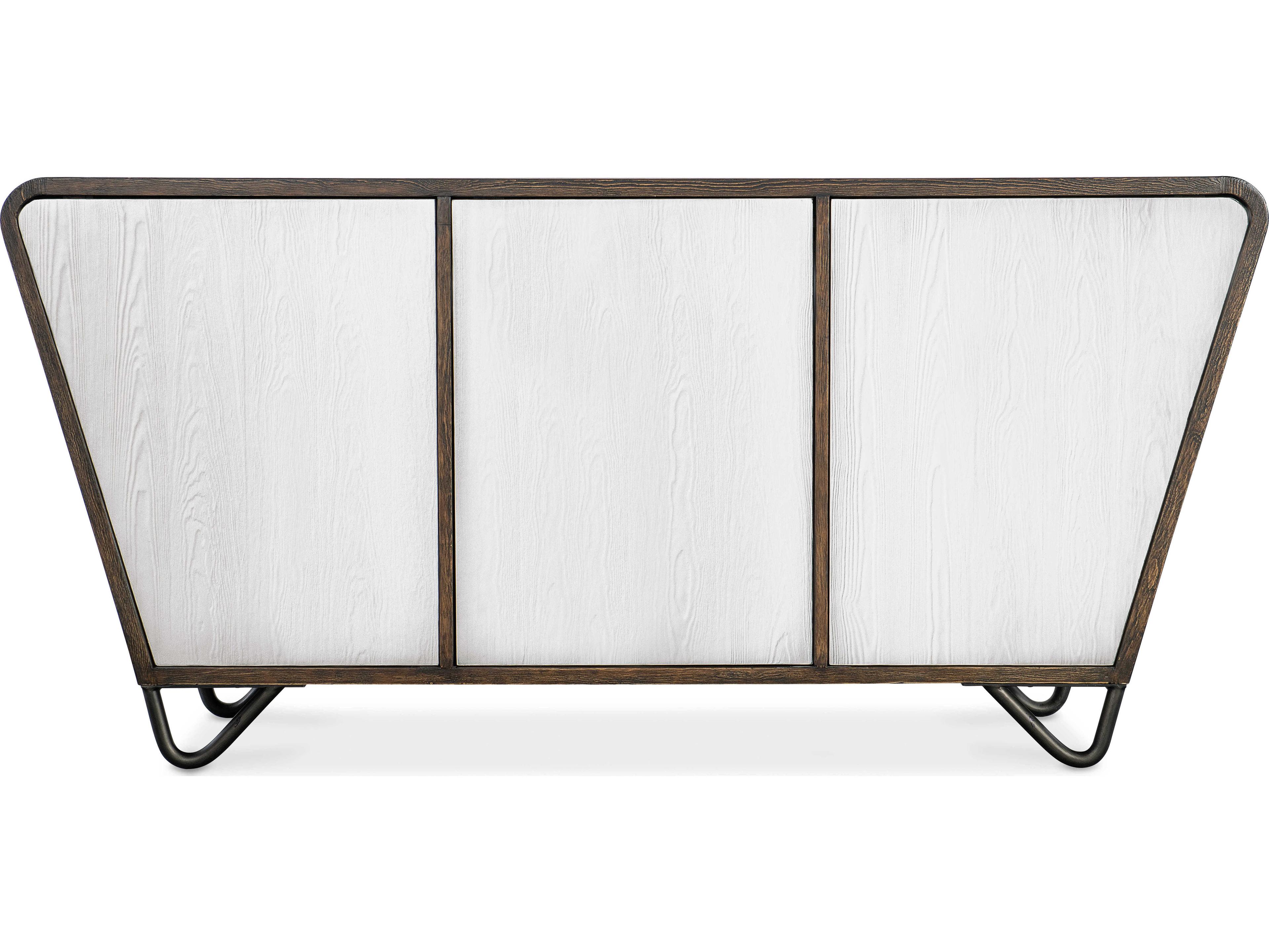 Hooker Furniture Melange Terra 72" Pine Wood Dark Brown Credenza Sideboard