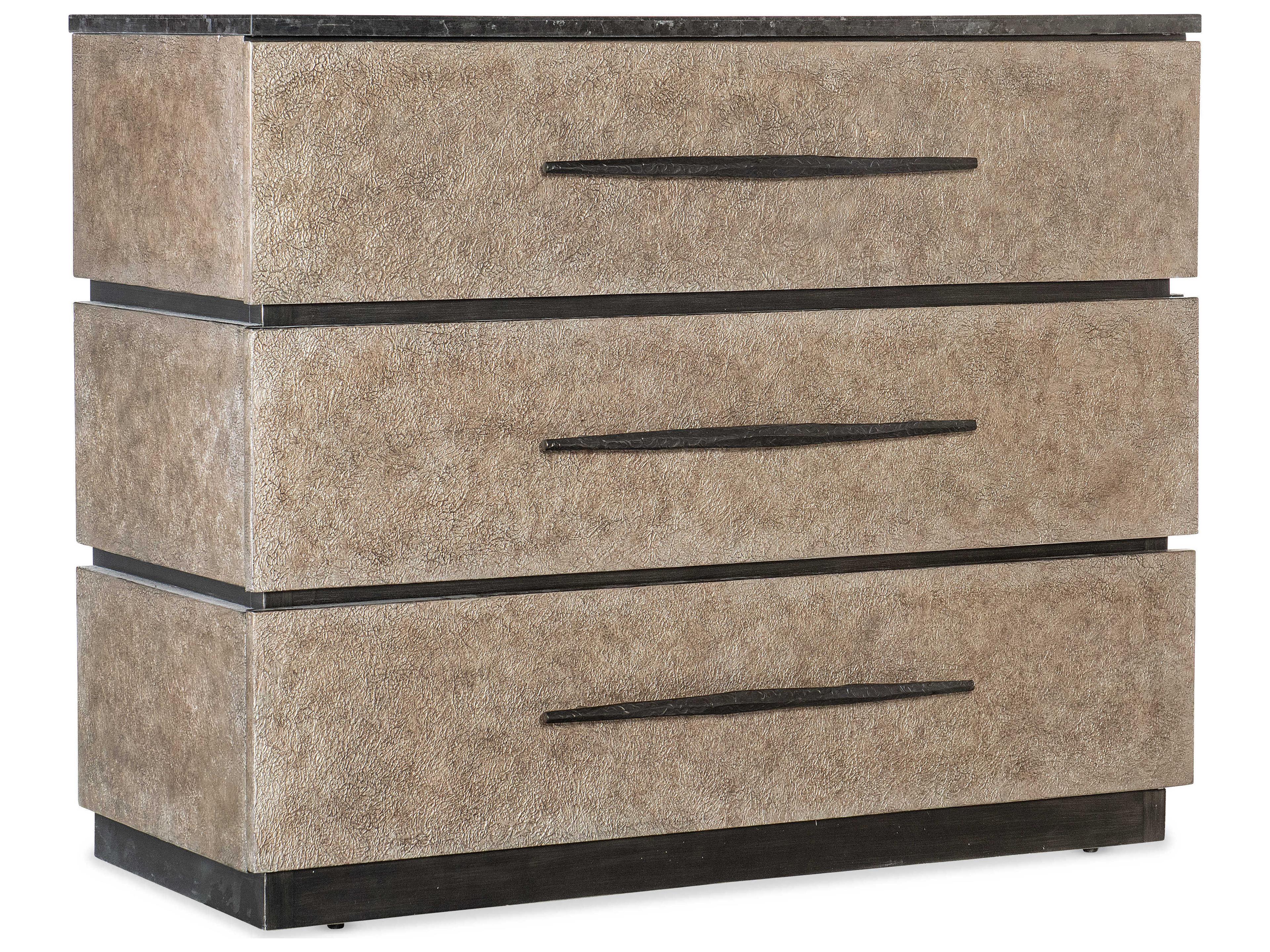 Melange 3-Drawers Light Brown Maple Wood Accent Chest