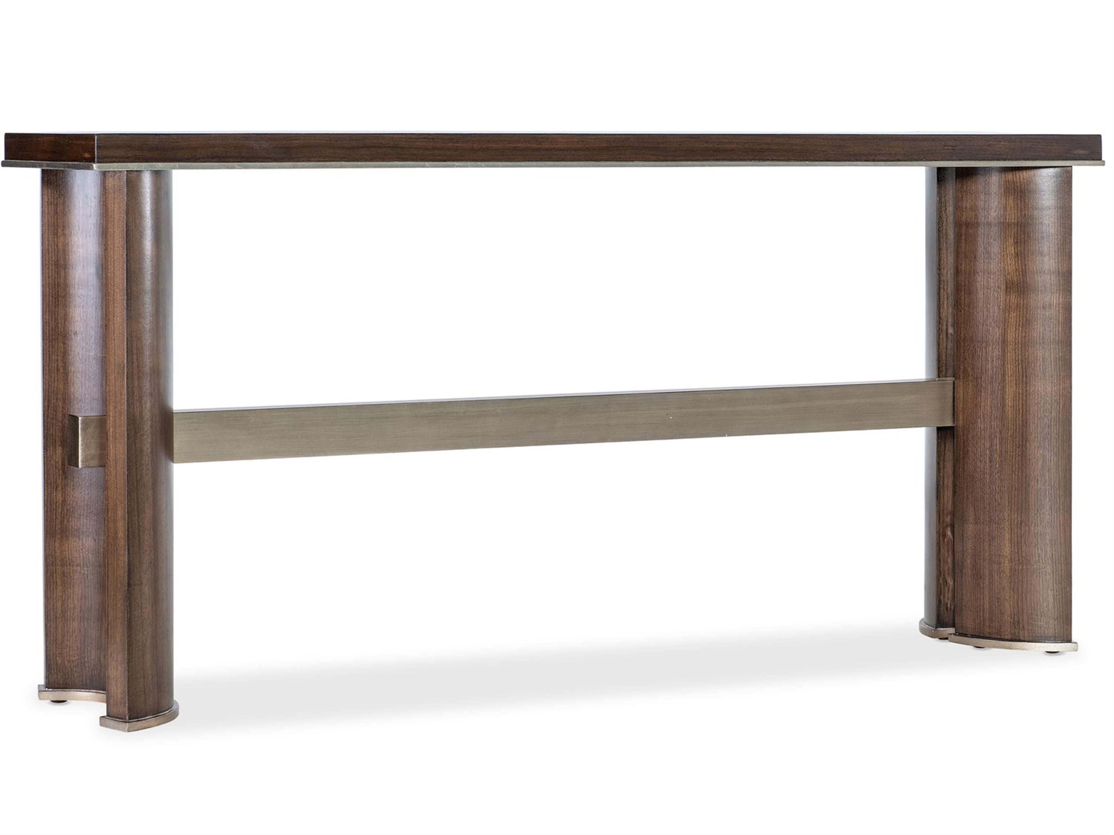 Melange Rectangular Wood Console Table