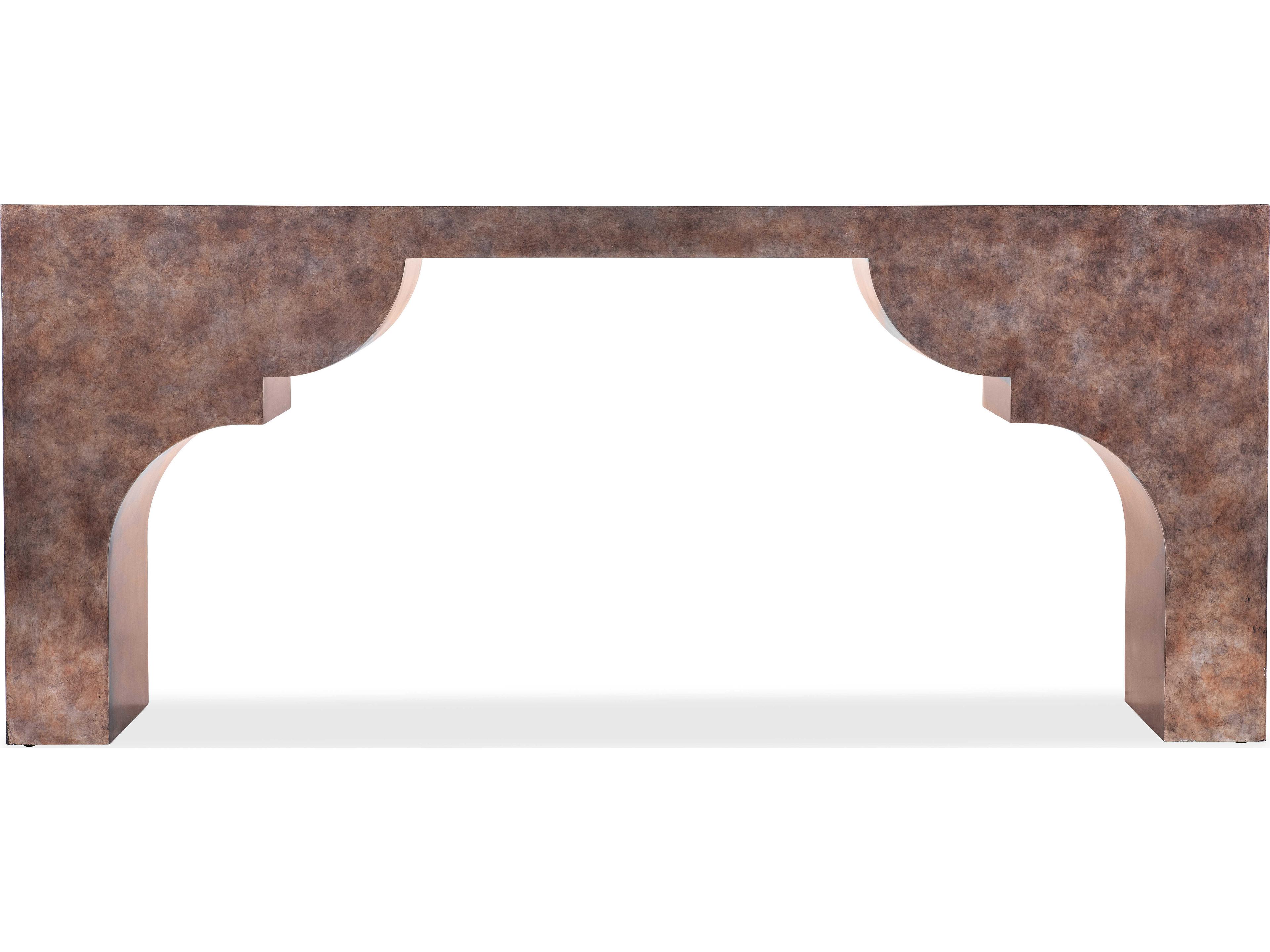 Hooker Furniture Melange Rectangular Wood Console Table