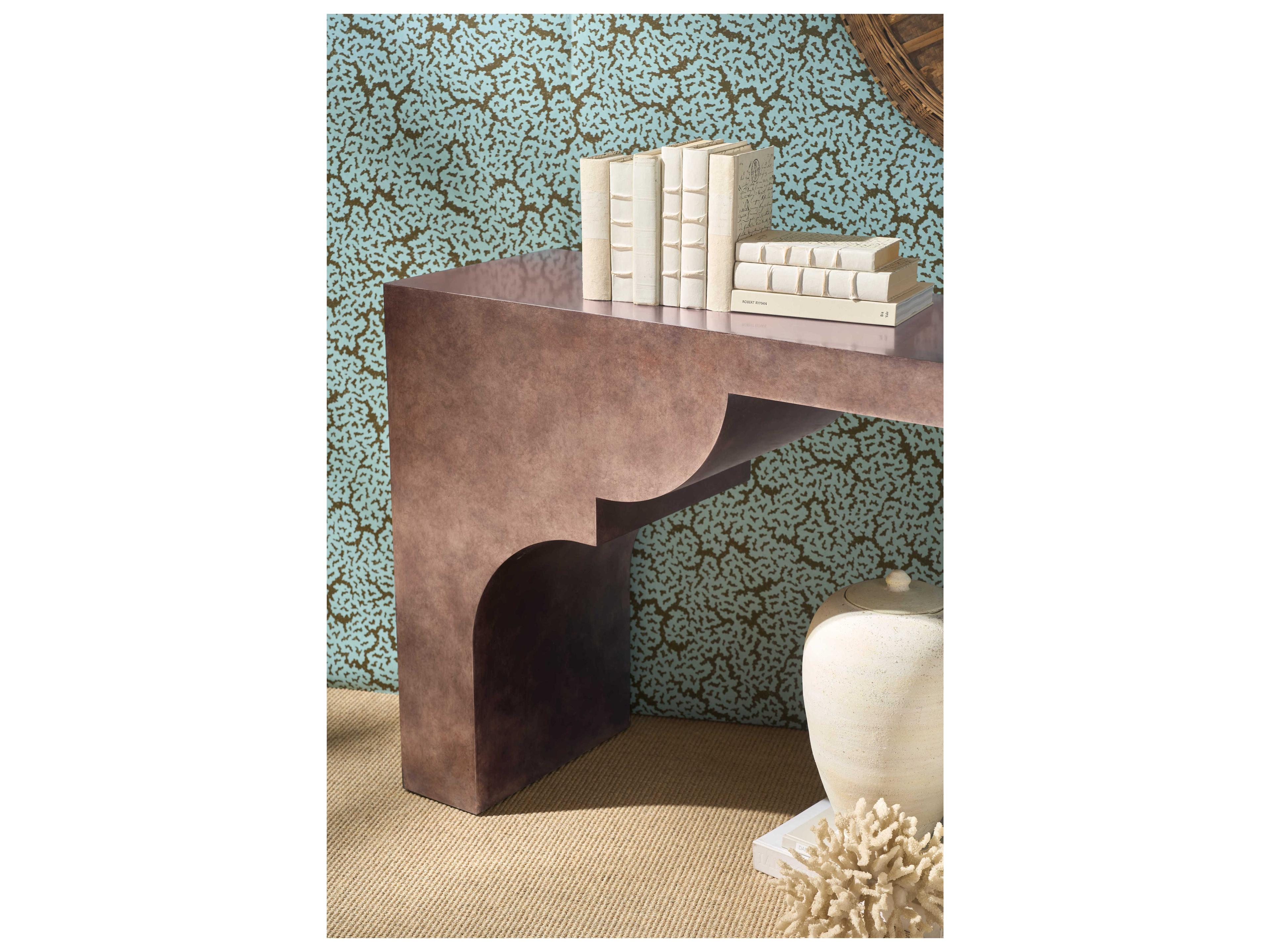 Hooker Furniture Melange Rectangular Wood Console Table