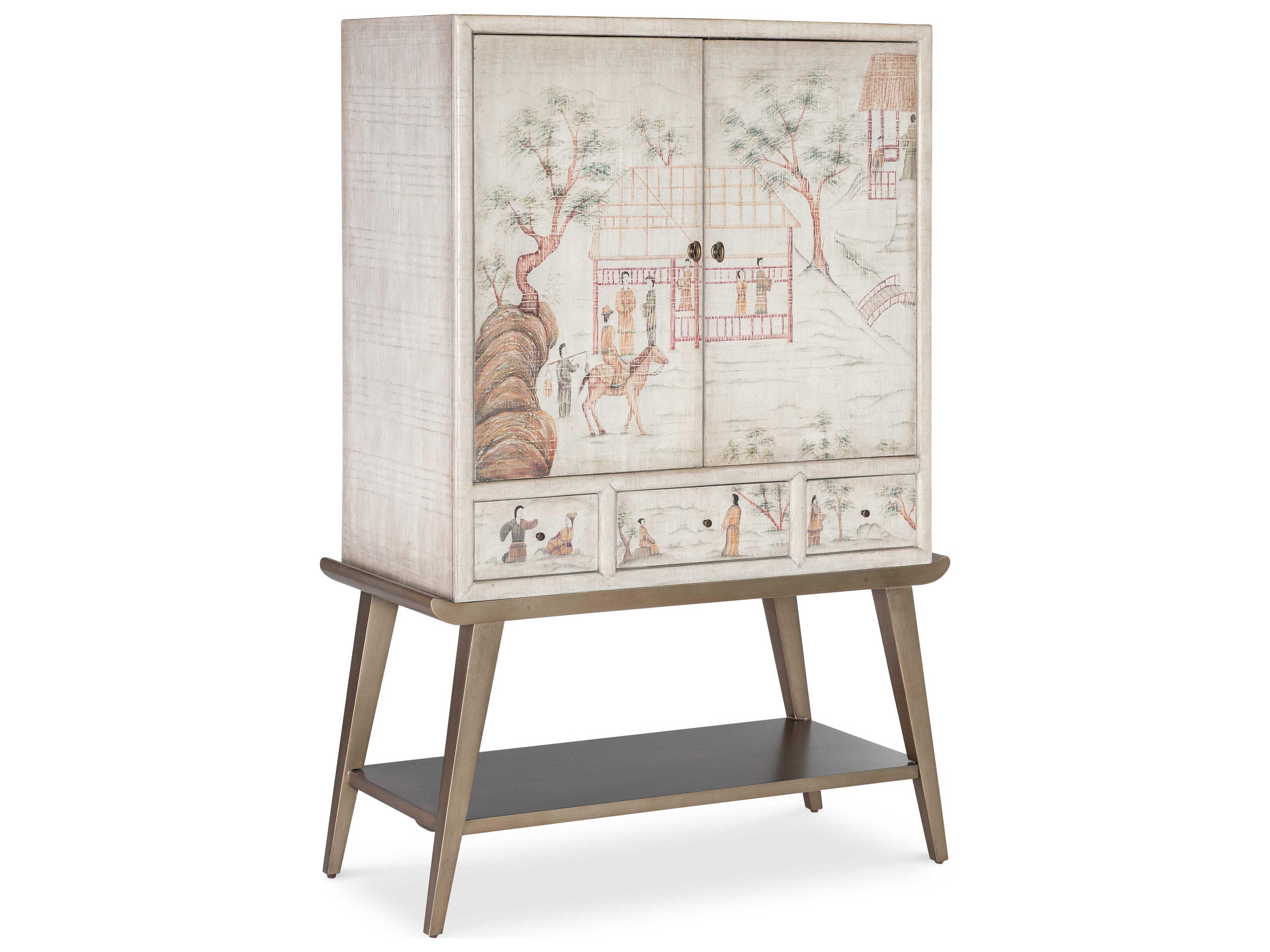 Melange Dynasty Soft White Accent Chest