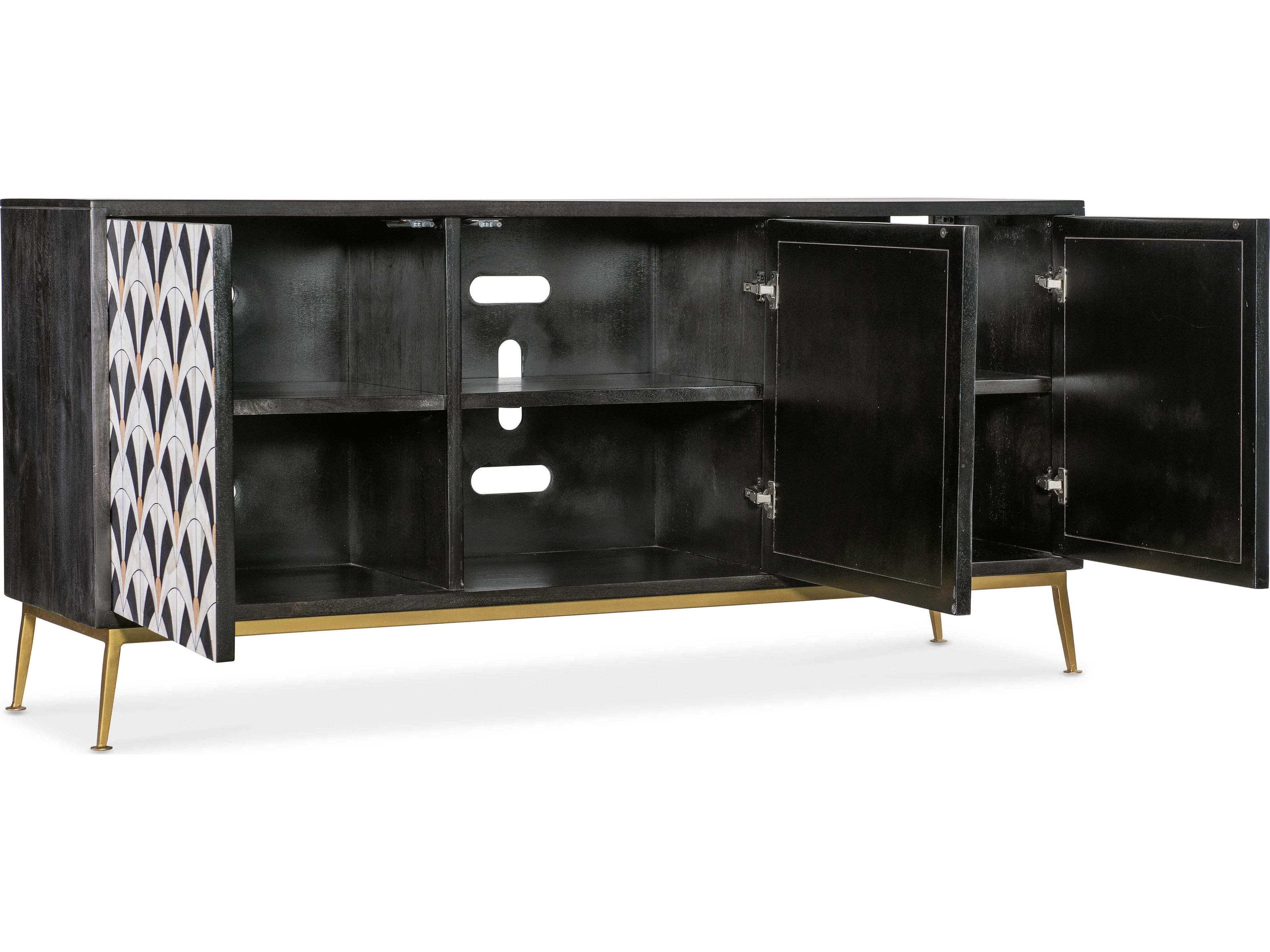 Luxecor Heritage Renee 69" Mango Black Wood Sideboard