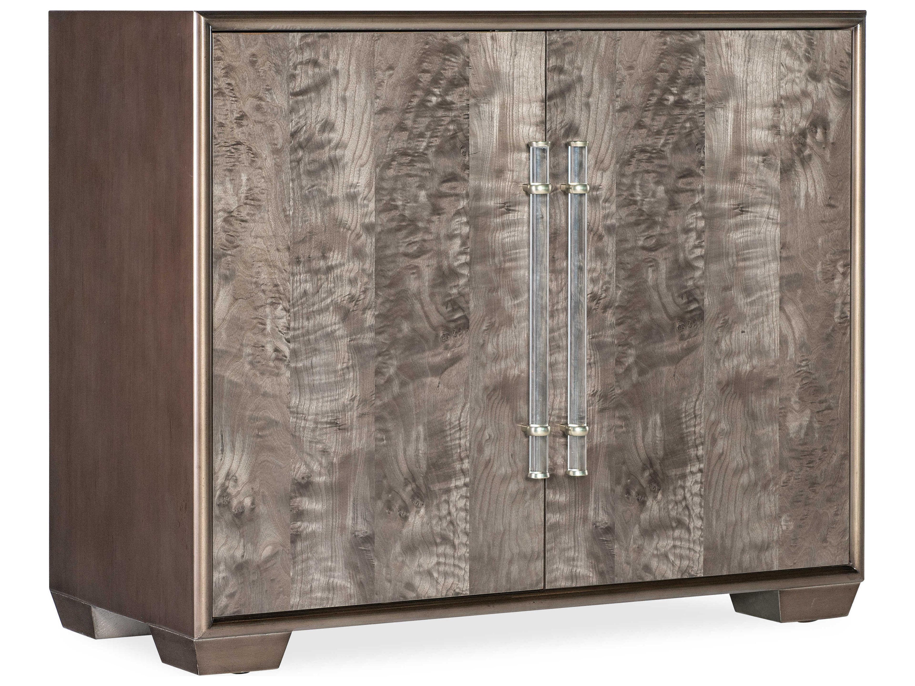 Melange Dorian Brown Wood BurlBrown Wood Accent Chest