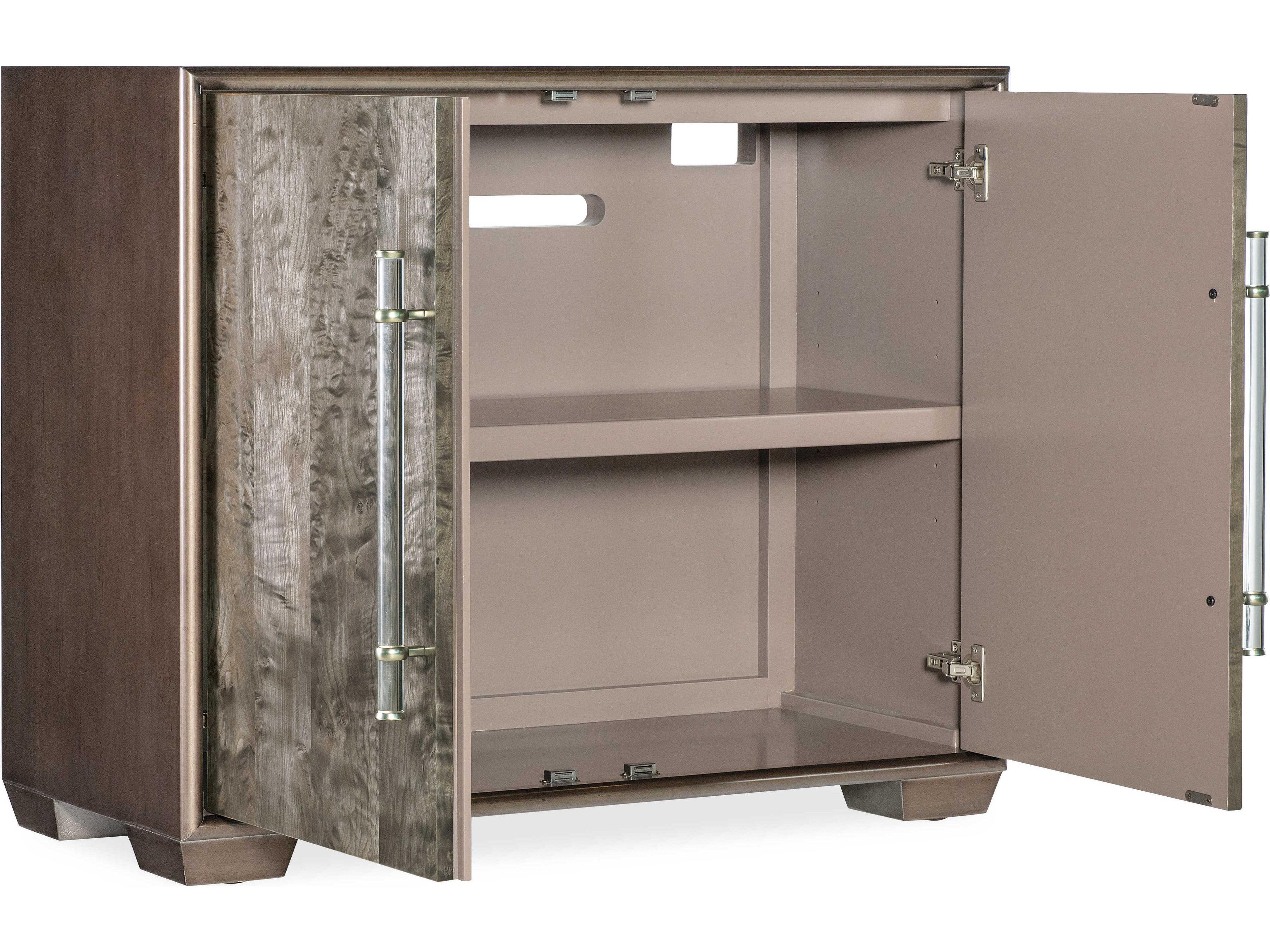 Hooker Furniture Melange Dorian Brown Wood BurlBrown Wood Accent Chest