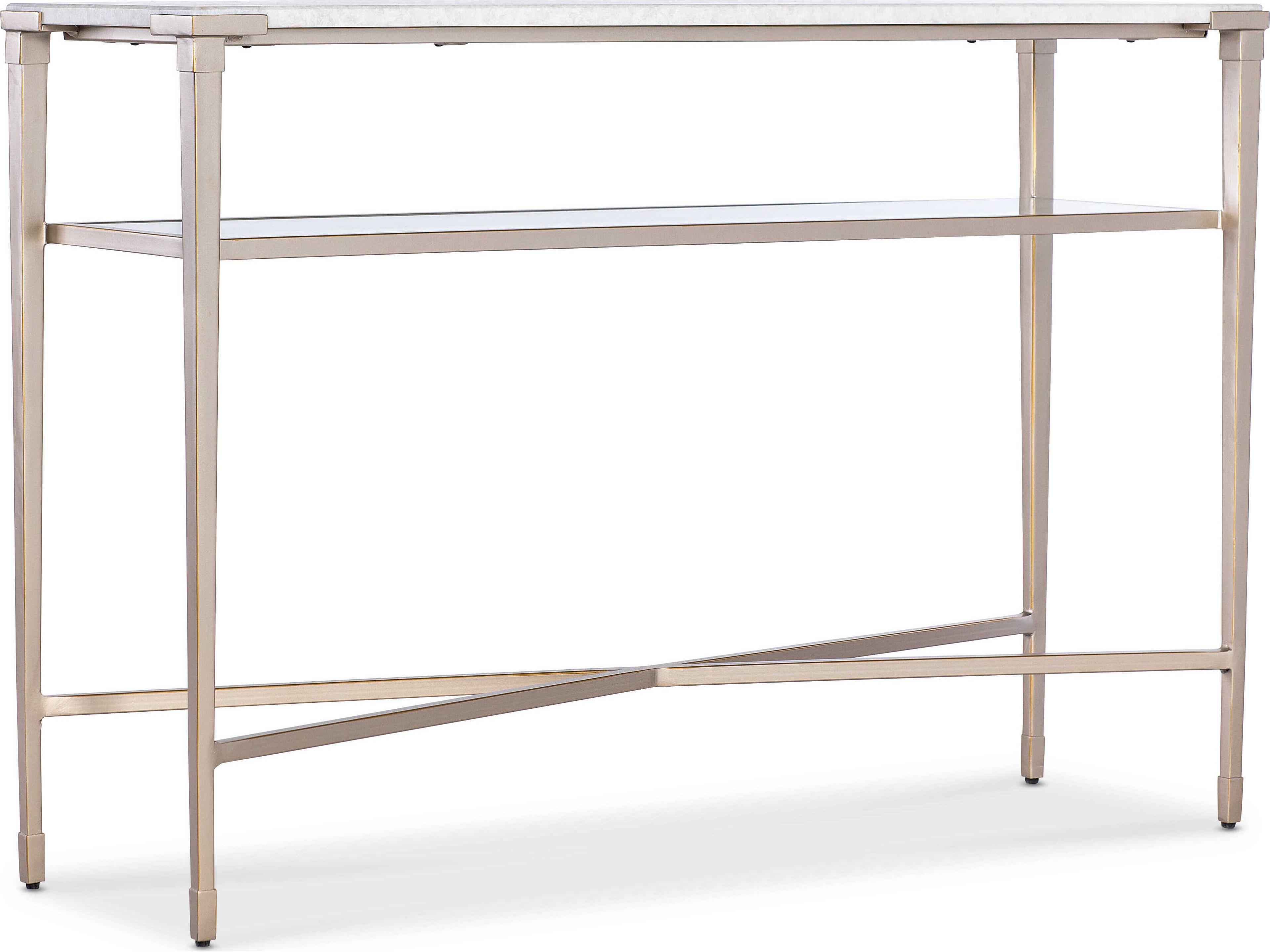 Hooker Furniture Melange Rectangular Stone Console Table
