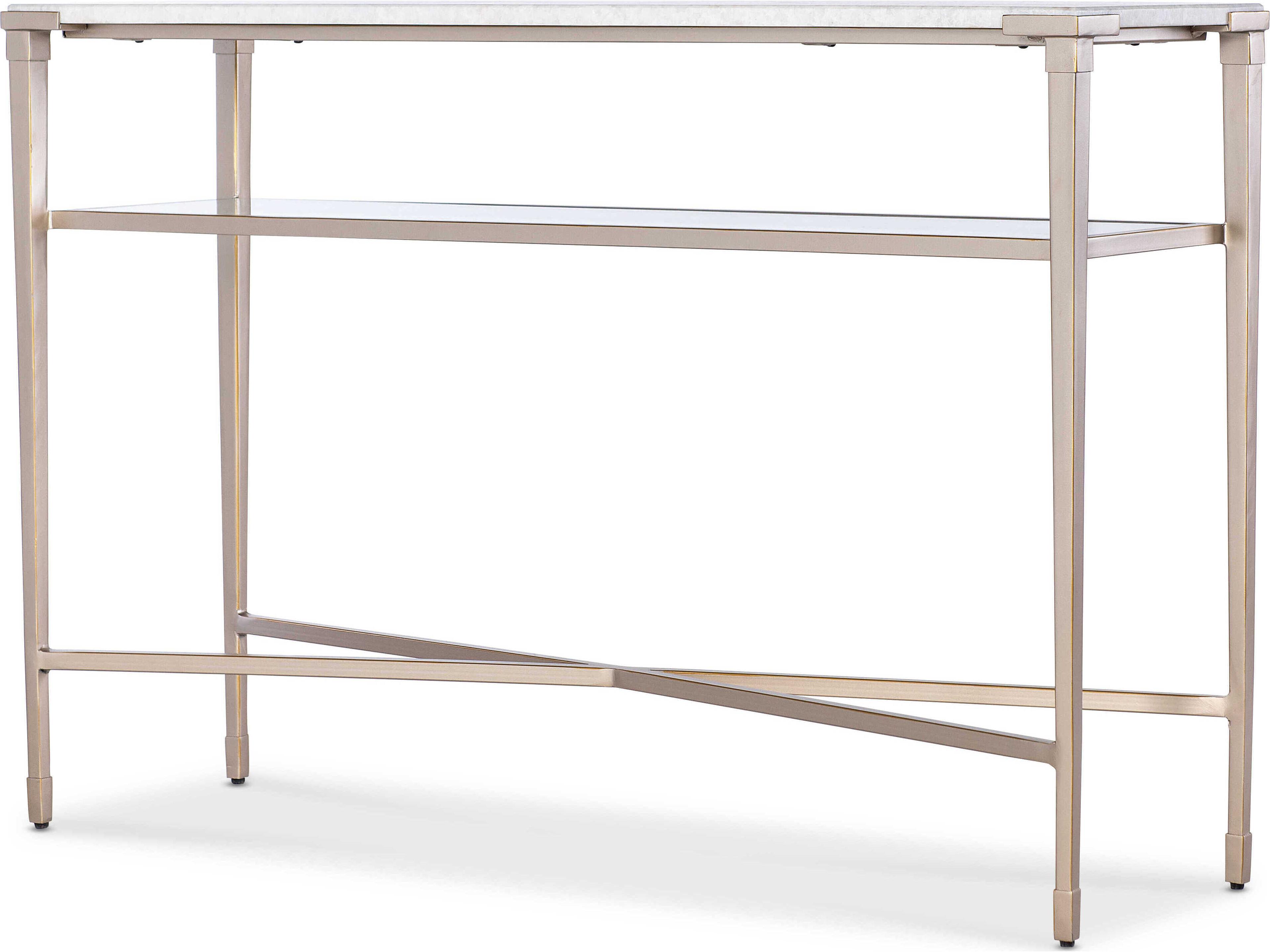 Hooker Furniture Melange Rectangular Stone Console Table