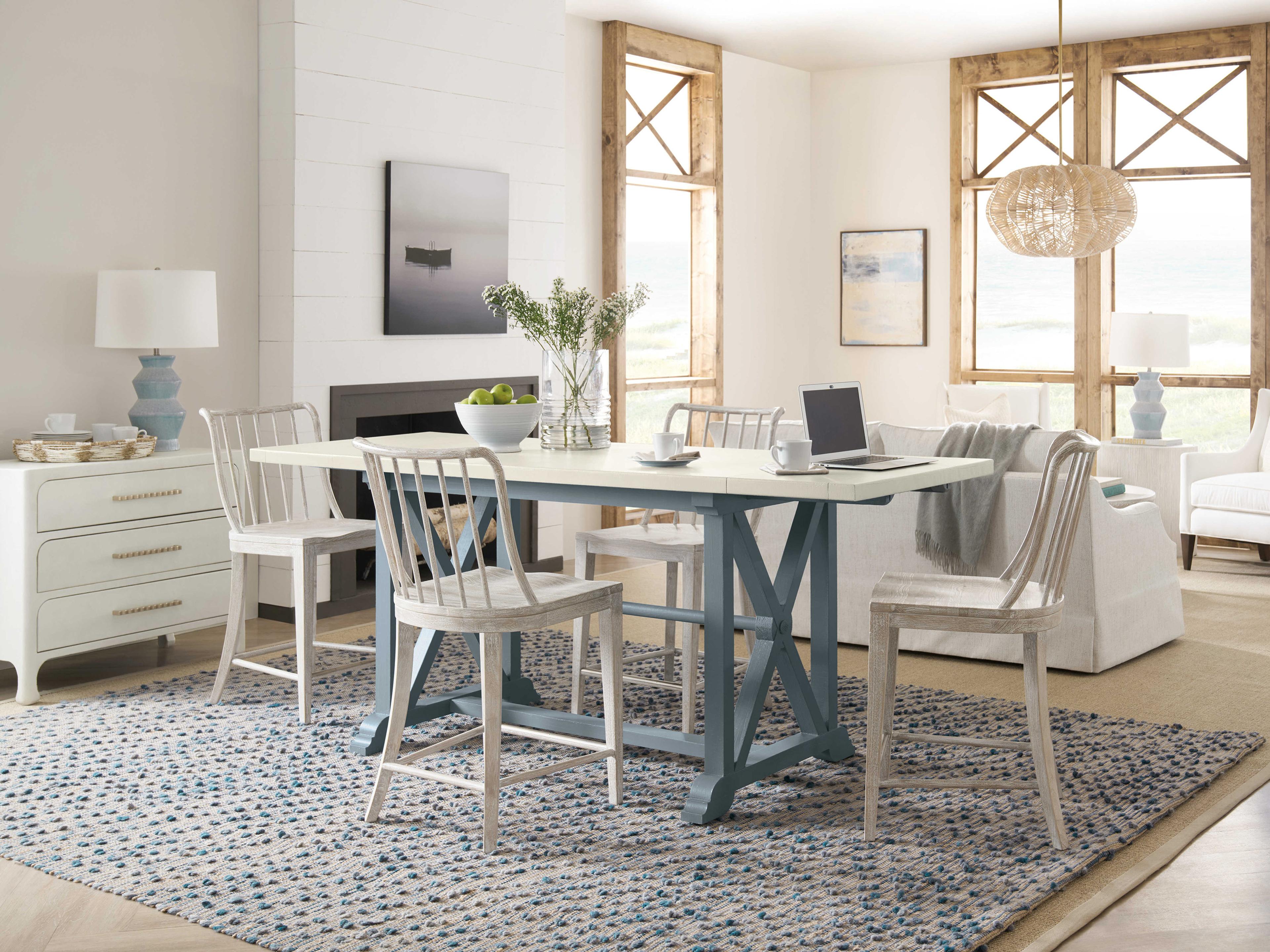 Luxecor Heritage Bermuda Beech Wood Light Counter Stool