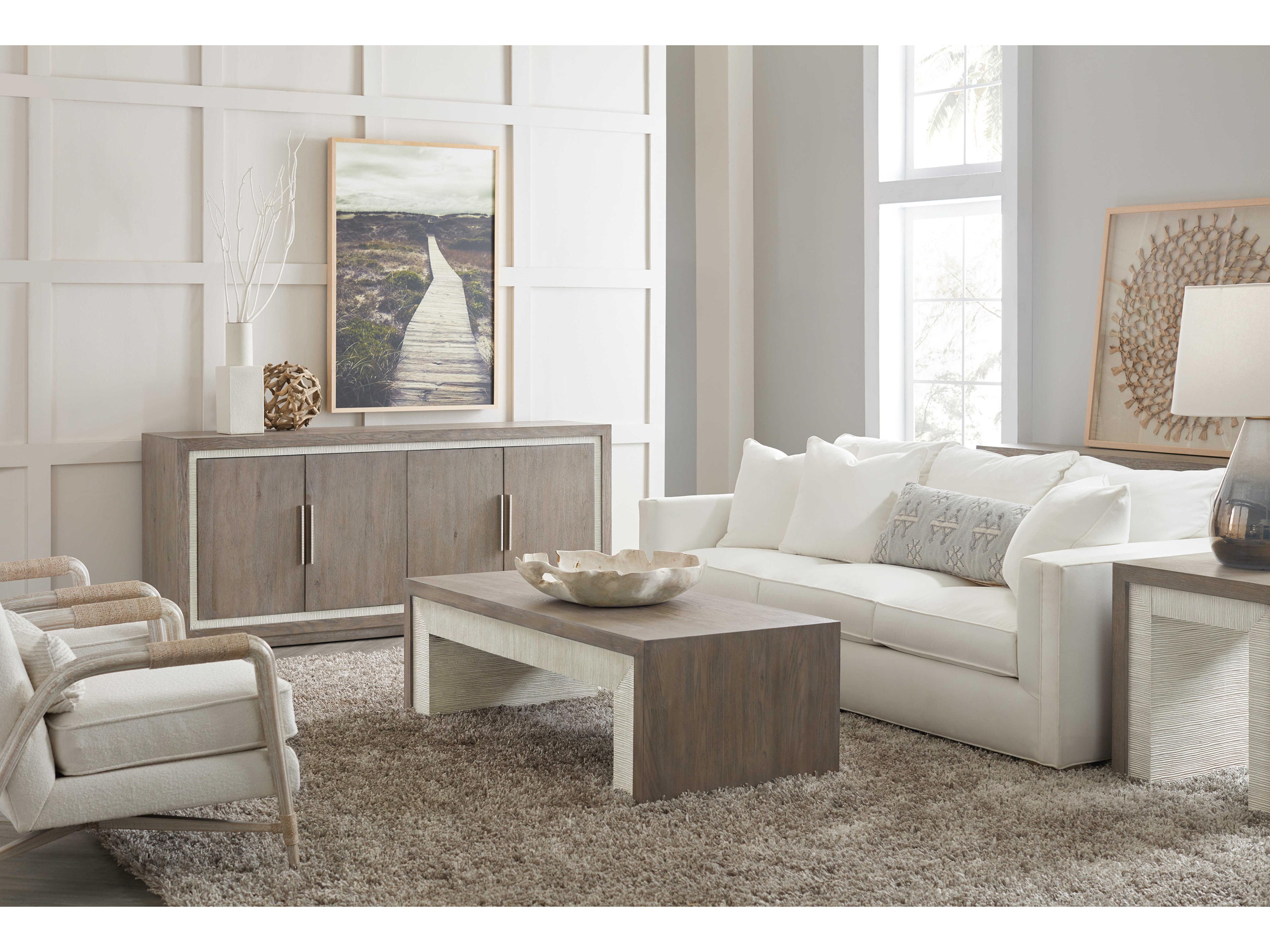 Luxecor Heritage Skipper Rectangular Wood Gray Cocktail Table