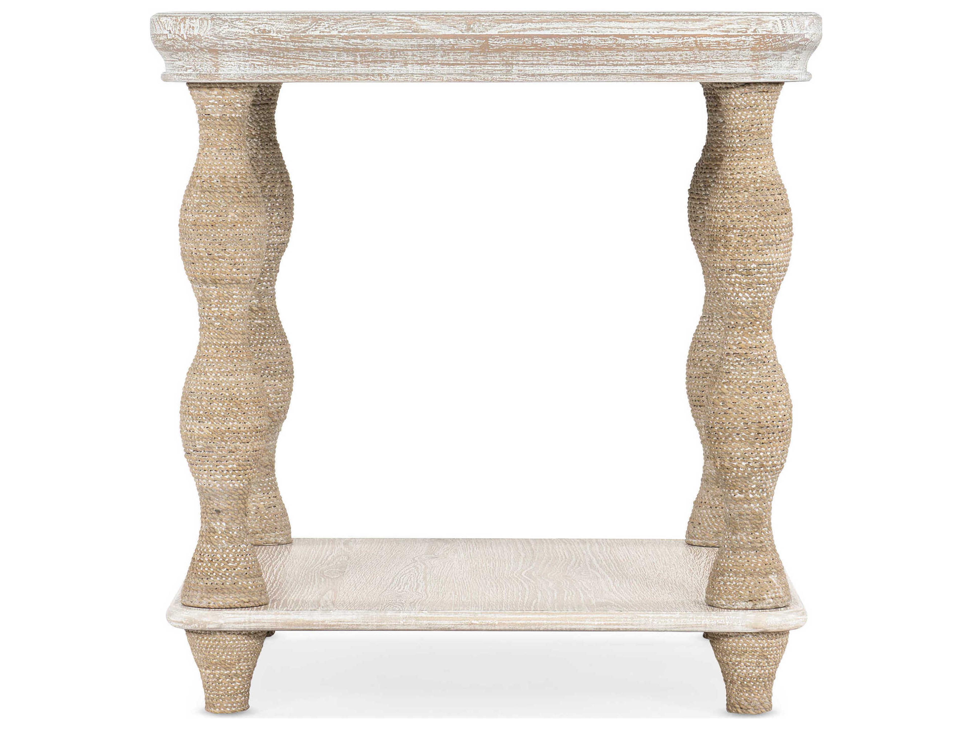 Luxecor Heritage Rectangular Light Wood End Table