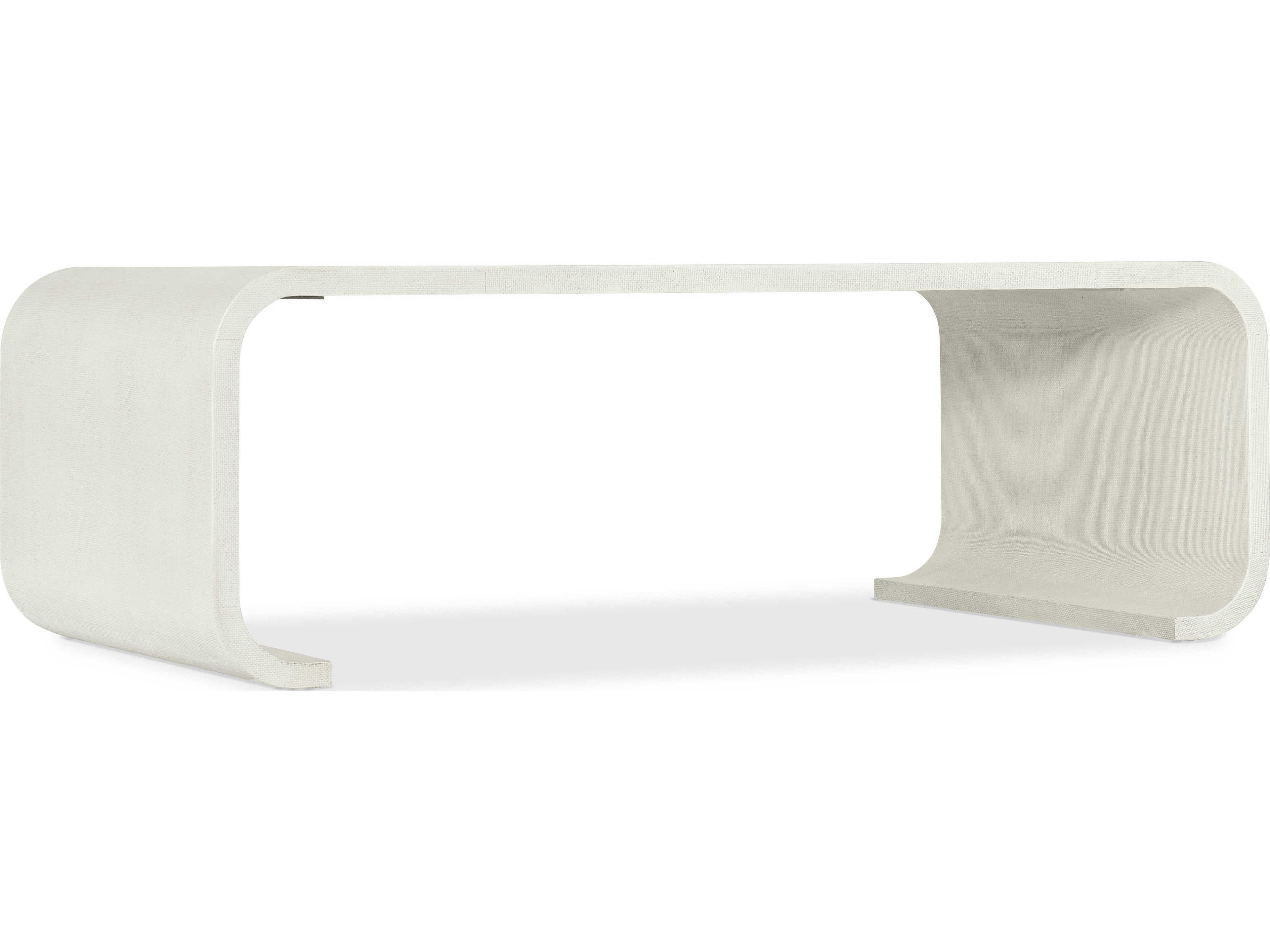 Hooker Furniture Serenity Kai Rectangular Wood White Cocktail Table