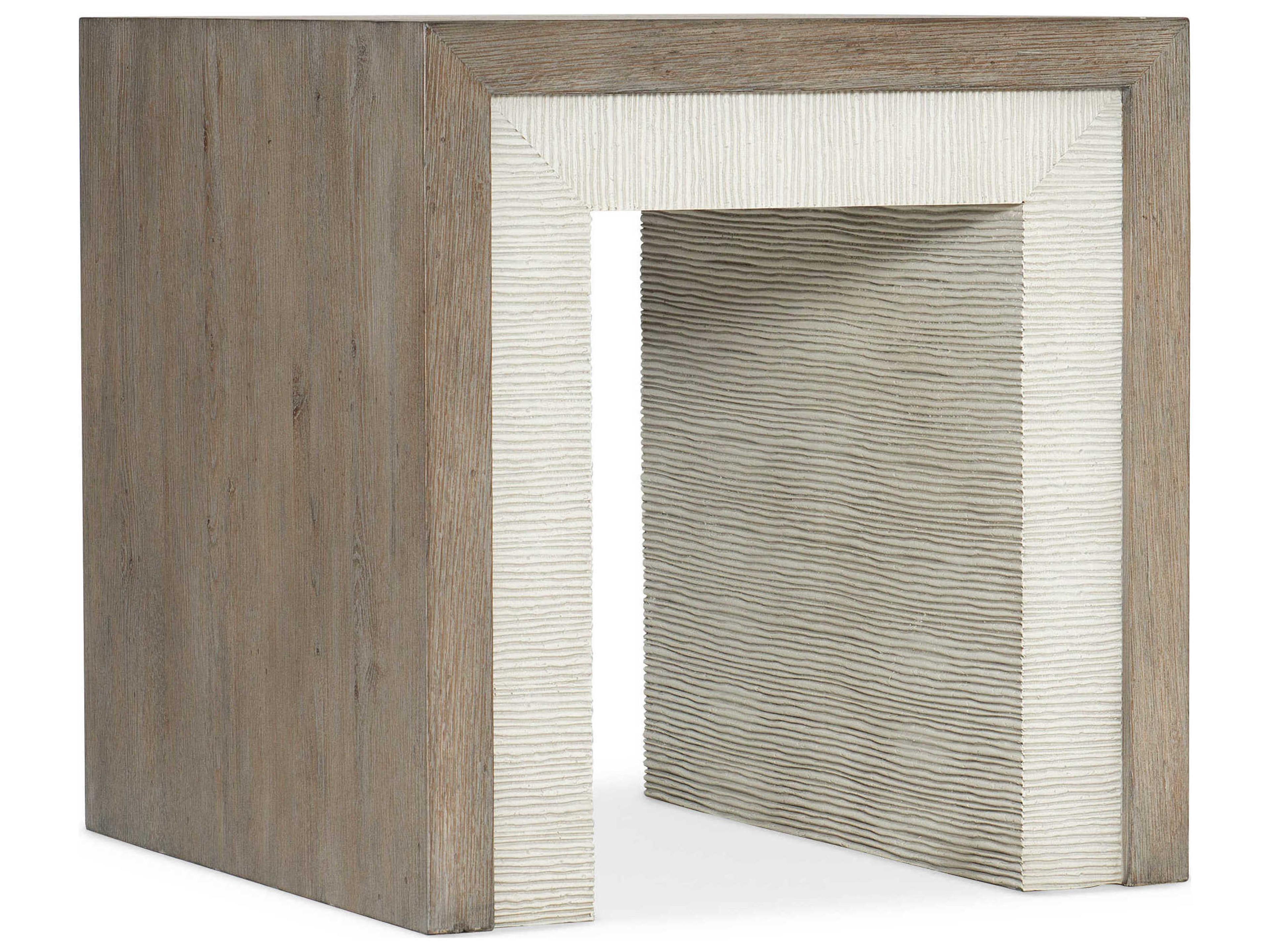 Hooker Furniture Serenity Rectangular Wood Gray End Table