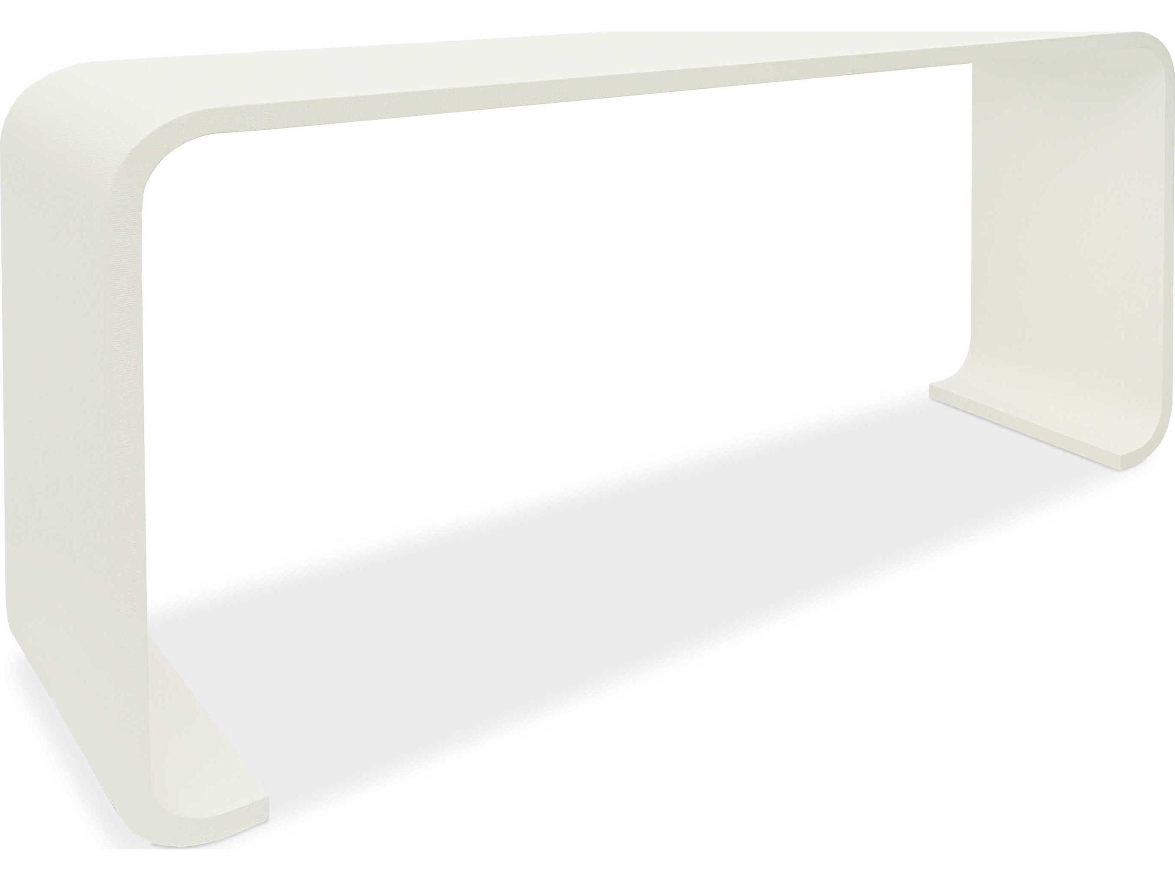 Luxecor Heritage Kai Rectangular Wood White Console Table