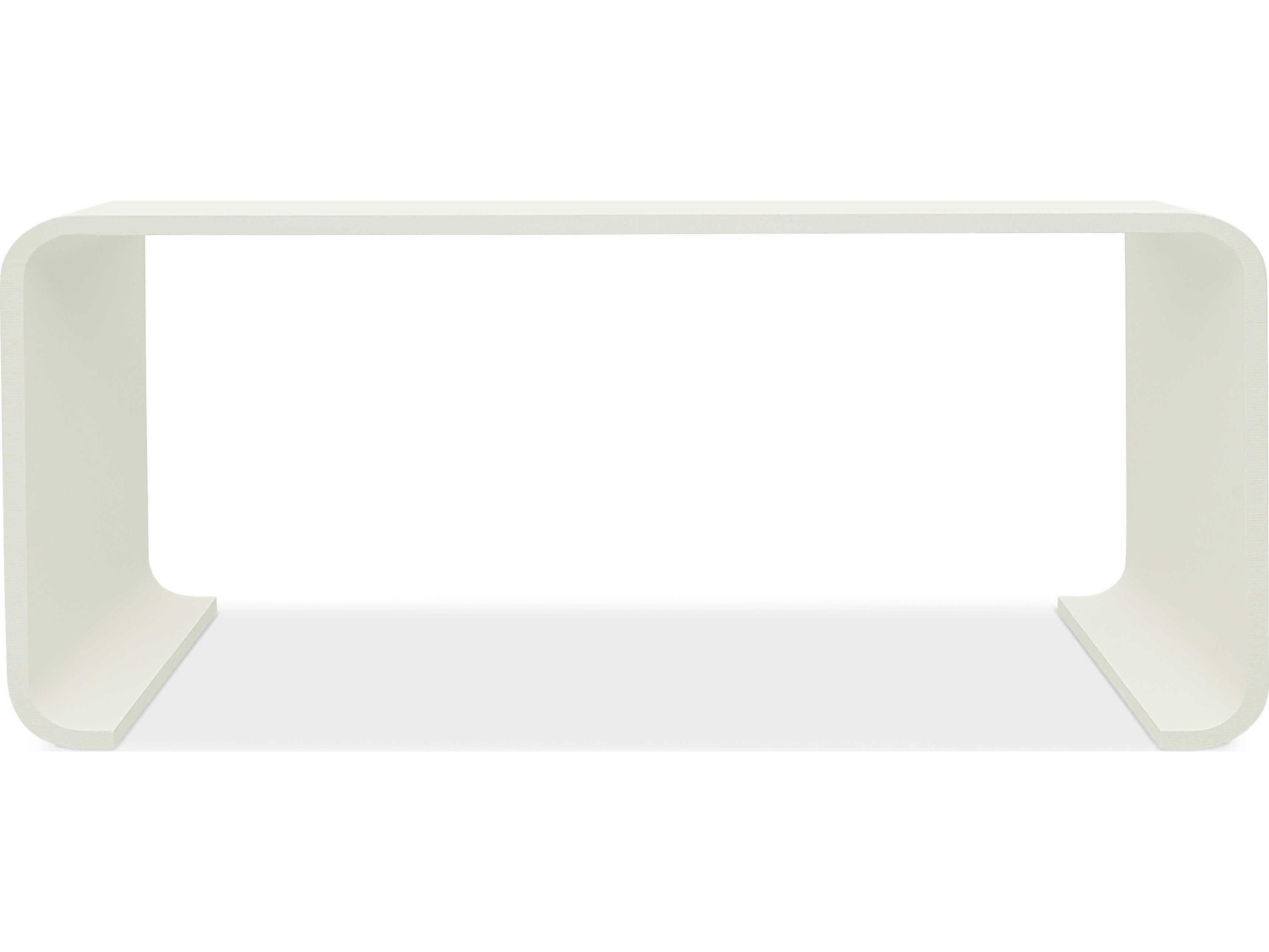 Luxecor Heritage Kai Rectangular Wood White Console Table