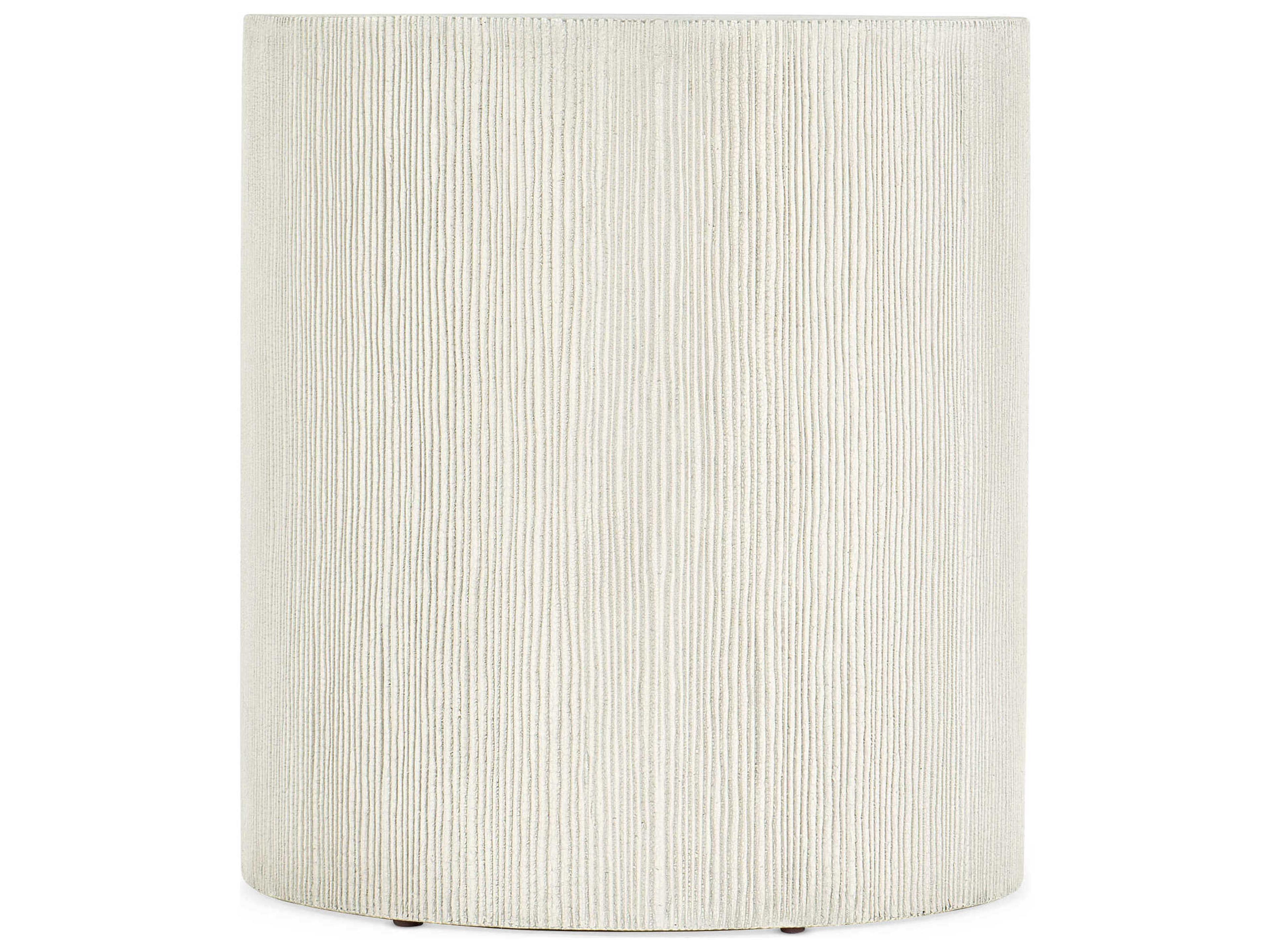 Luxecor Heritage Round Marble Gray End Table