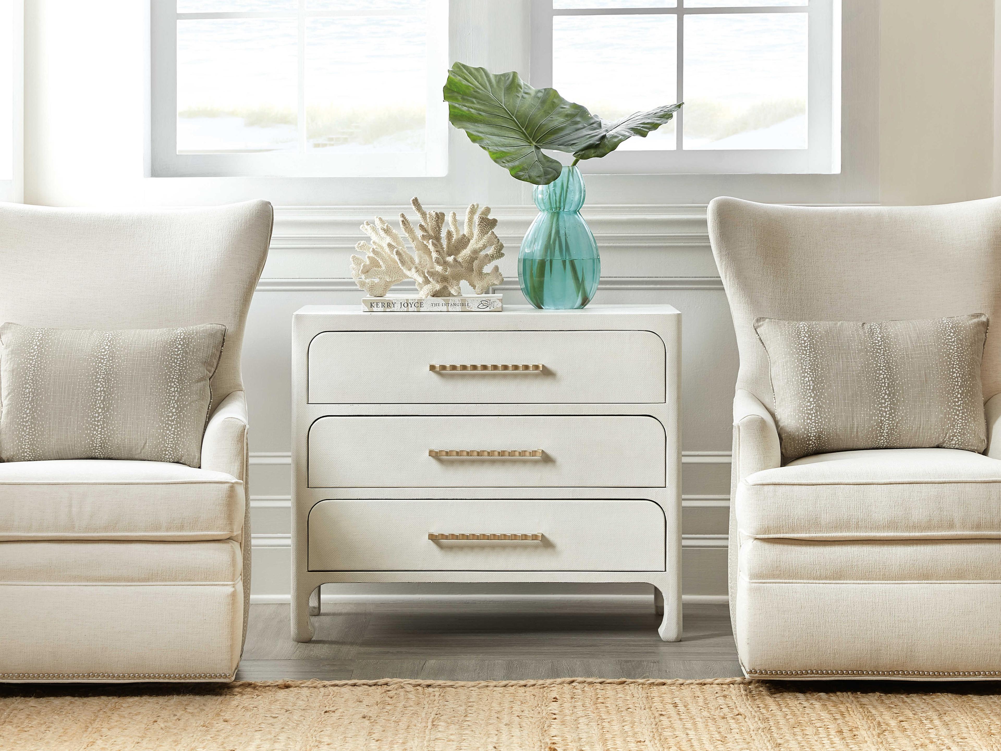 Luxecor Heritage 3-Drawers White Accent Chest