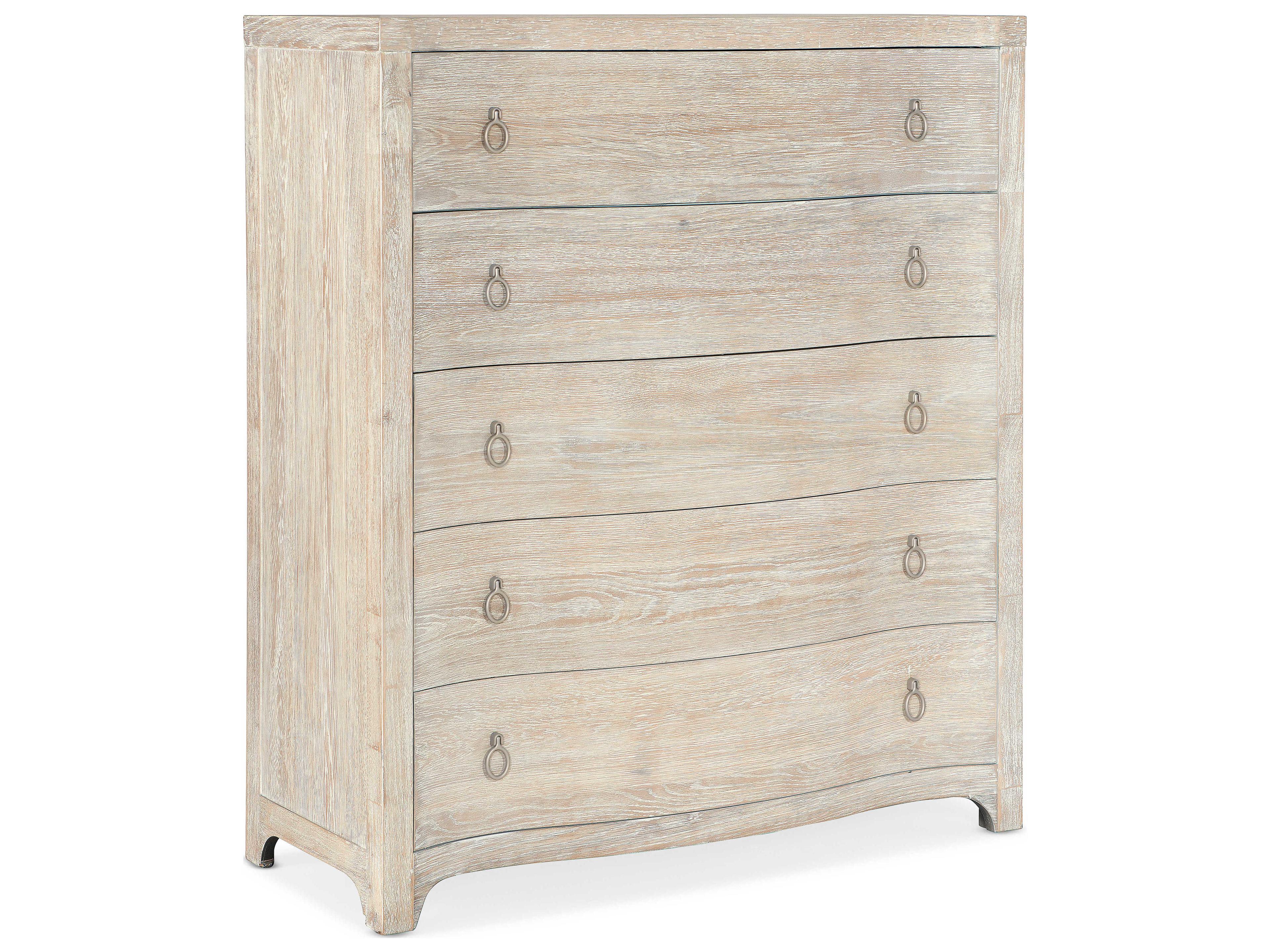 Serenity 5-Drawers Light Wood White Cedar Accent Chest