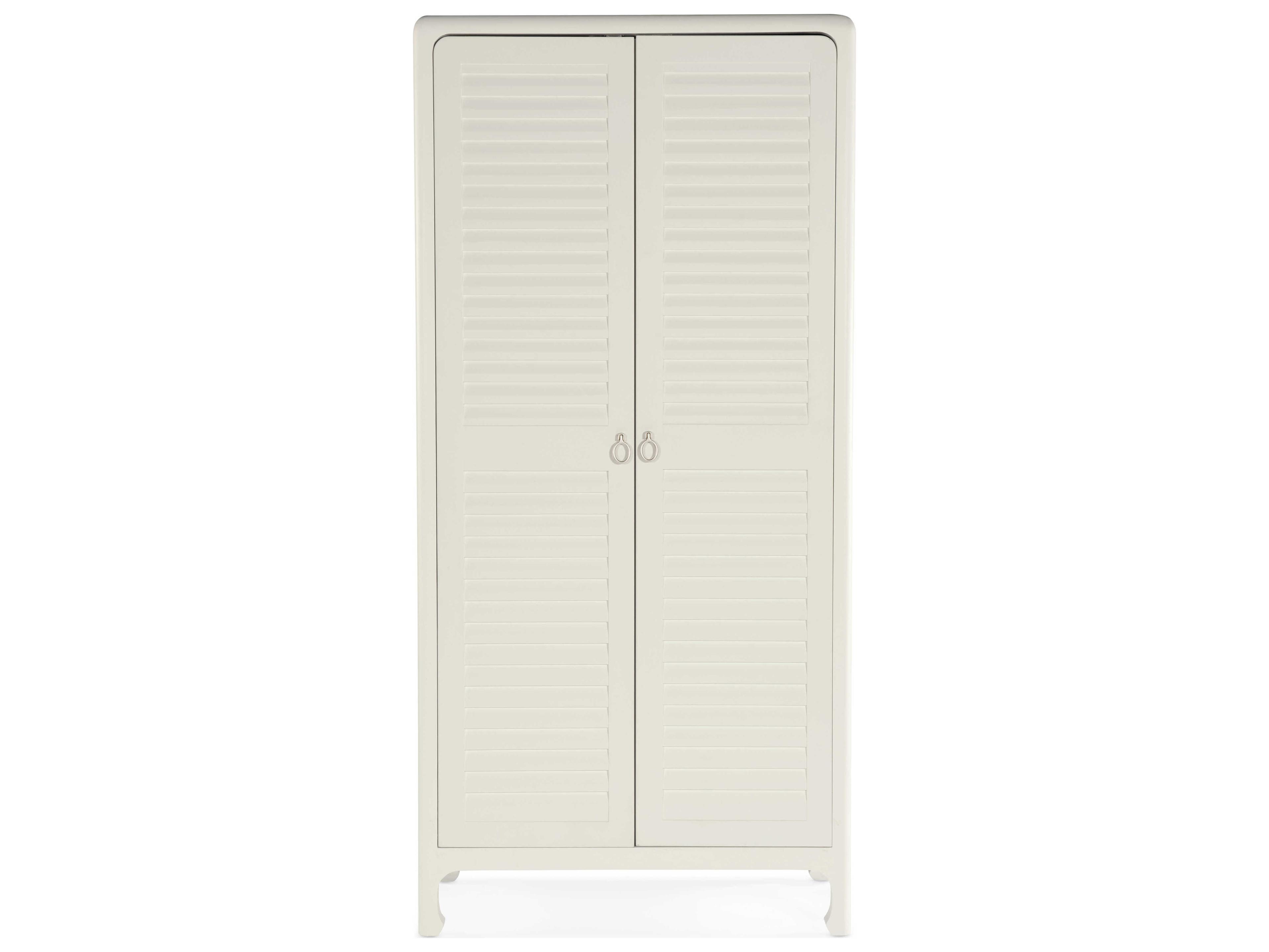 Luxecor Heritage White Maple Wood Wardrobe Armoire