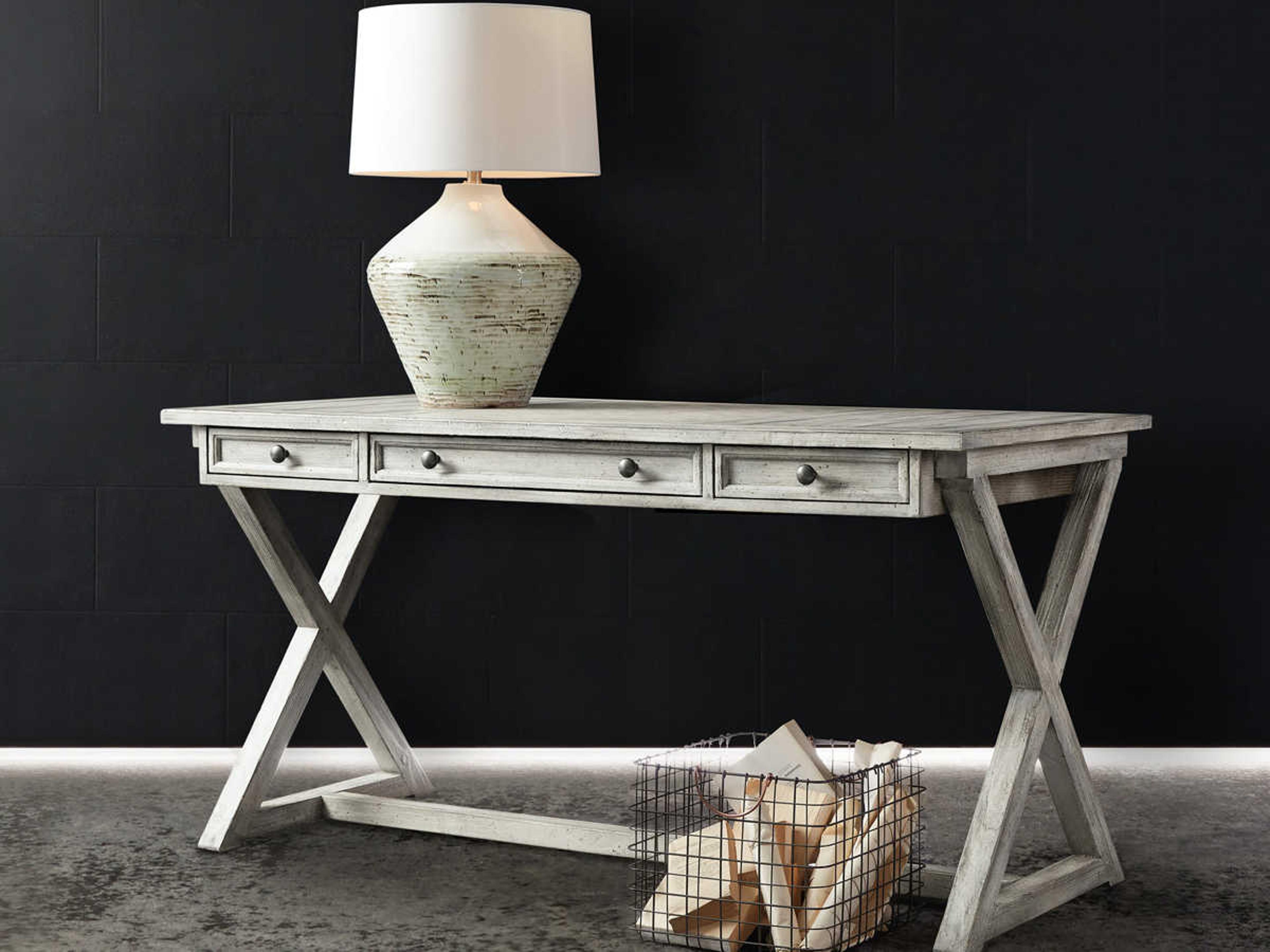 Hooker Furniture Melange Light Gray Hardwood Writing Desk