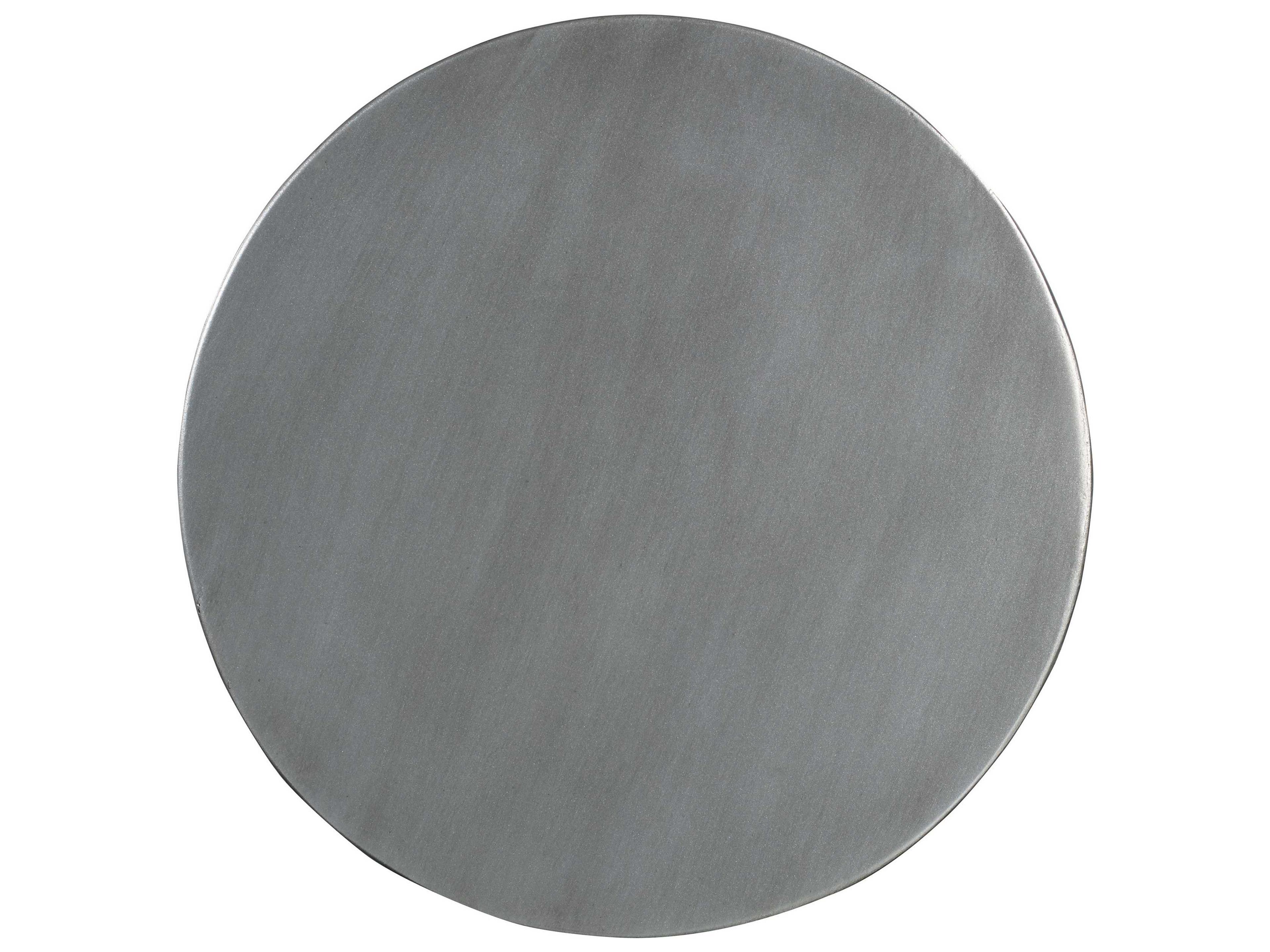 Luxecor Heritage Round Wood Gold End Table