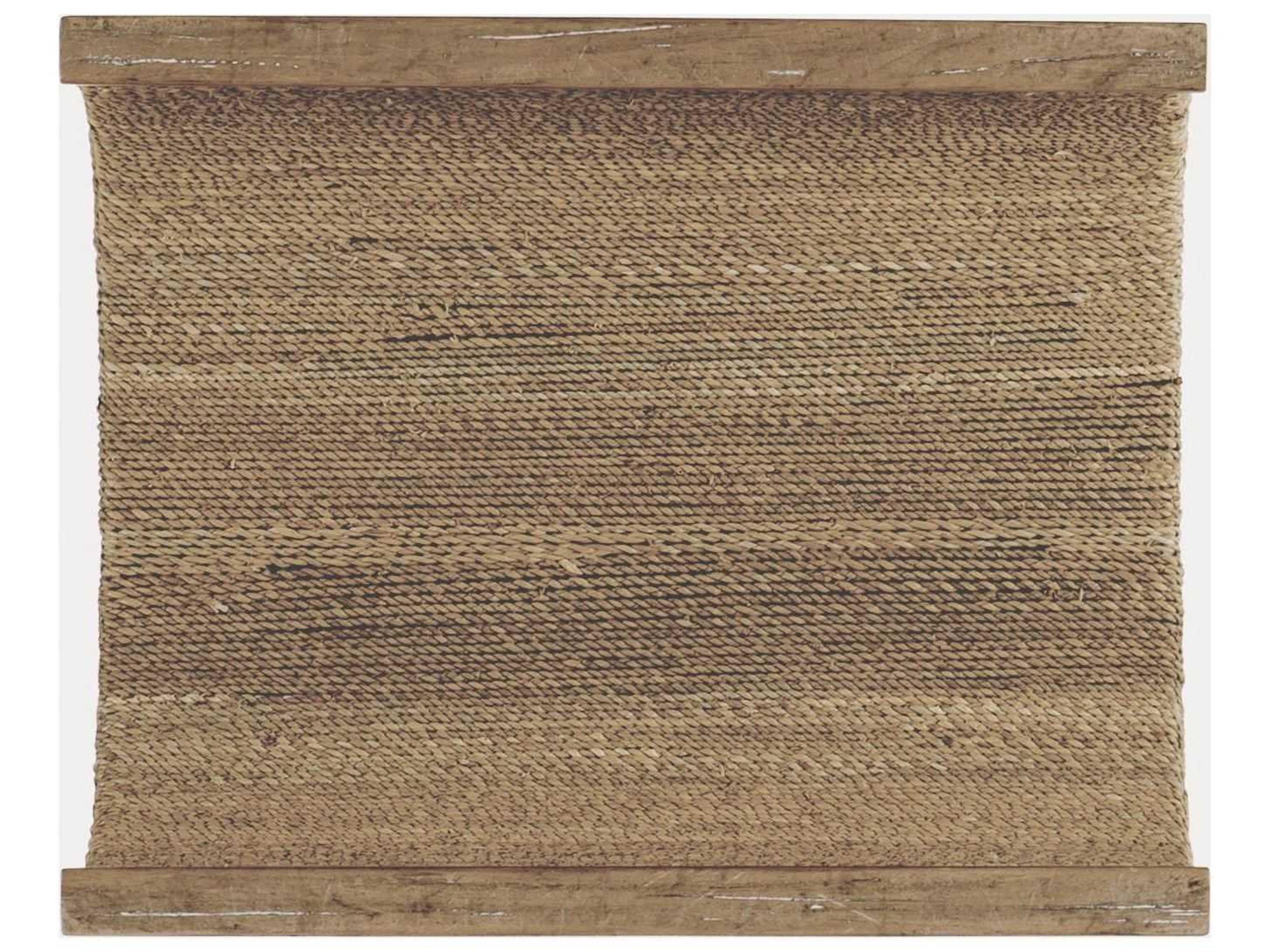 Hooker Furniture Melange Rectangular Glass Brown End Table