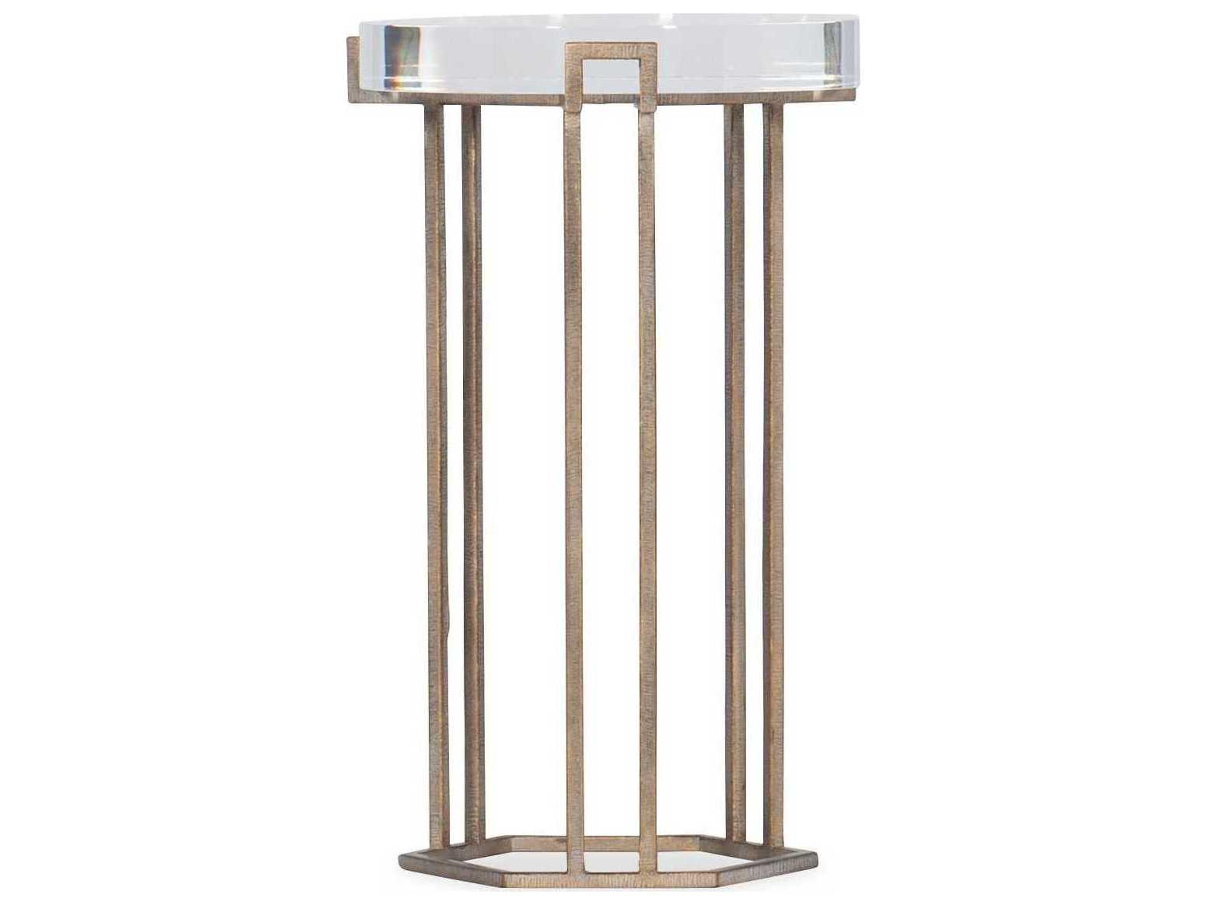 Hooker Furniture Melange Round Gold End Table