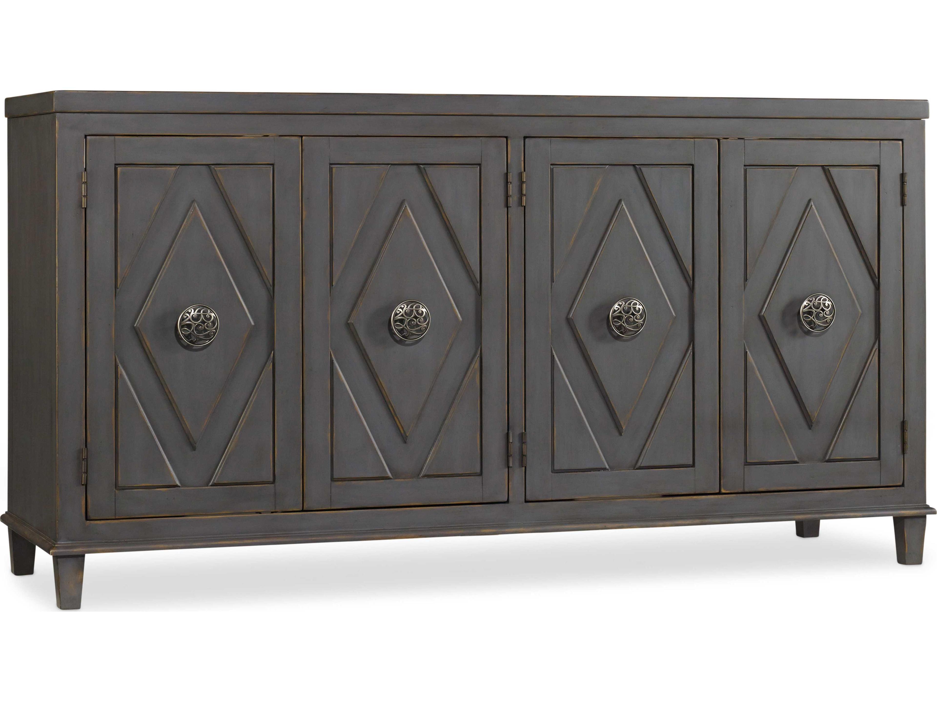 Heritage Rallen 68" Hardwood Gray Sideboard