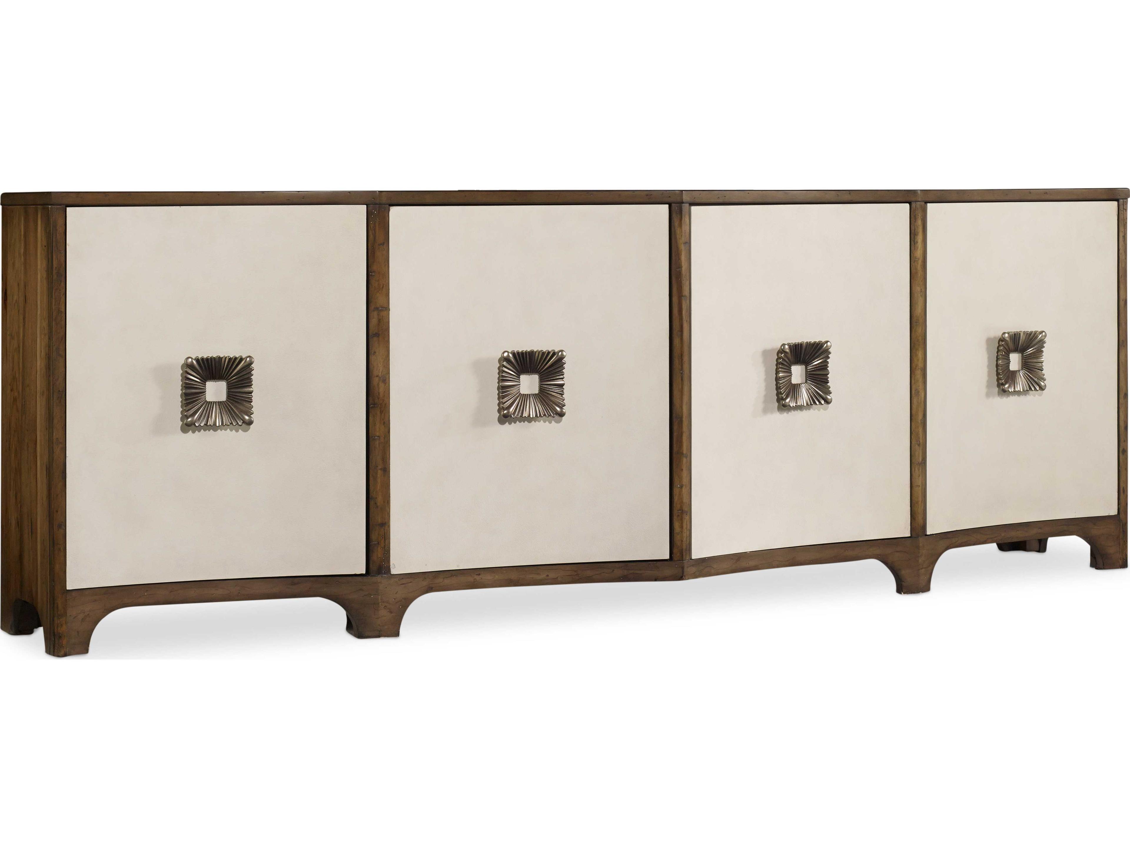 Hooker Furniture Melange 92" Hardwood White Credenza Sideboard