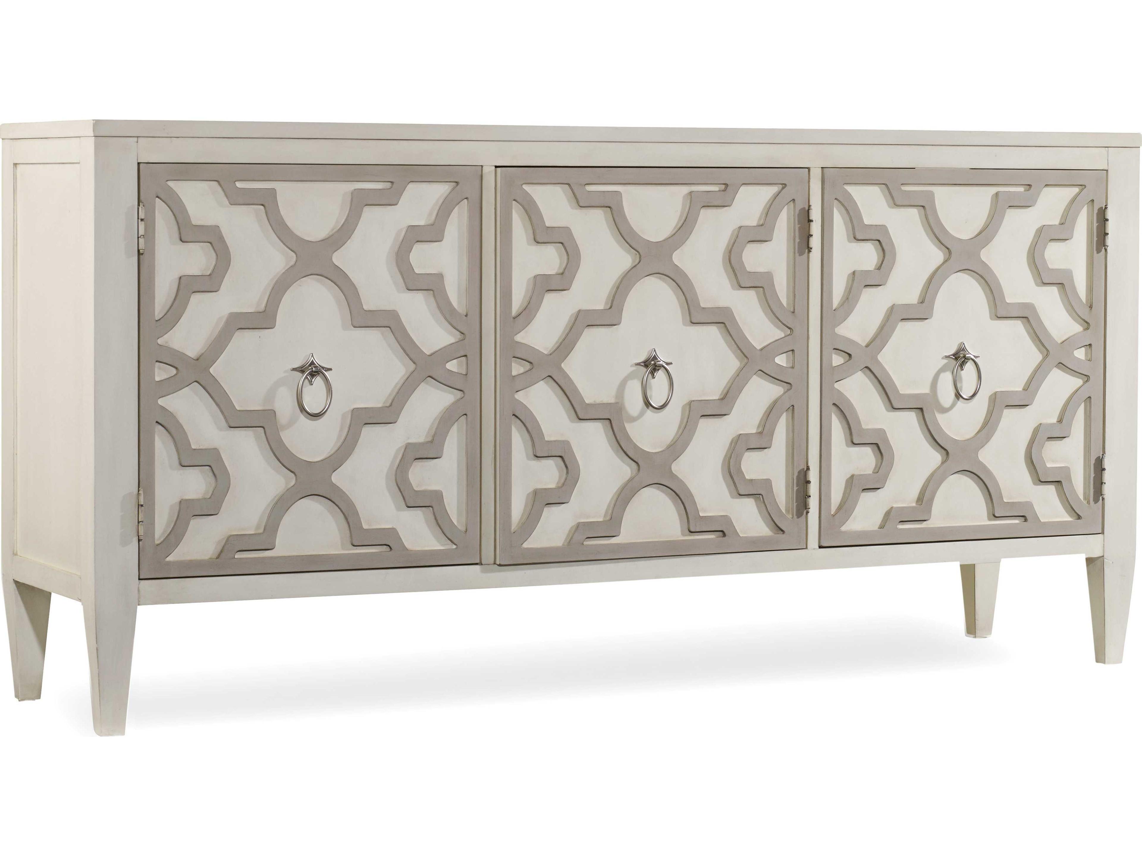 Luxecor Heritage Miranda 72" Hardwood White Credenza Sideboard