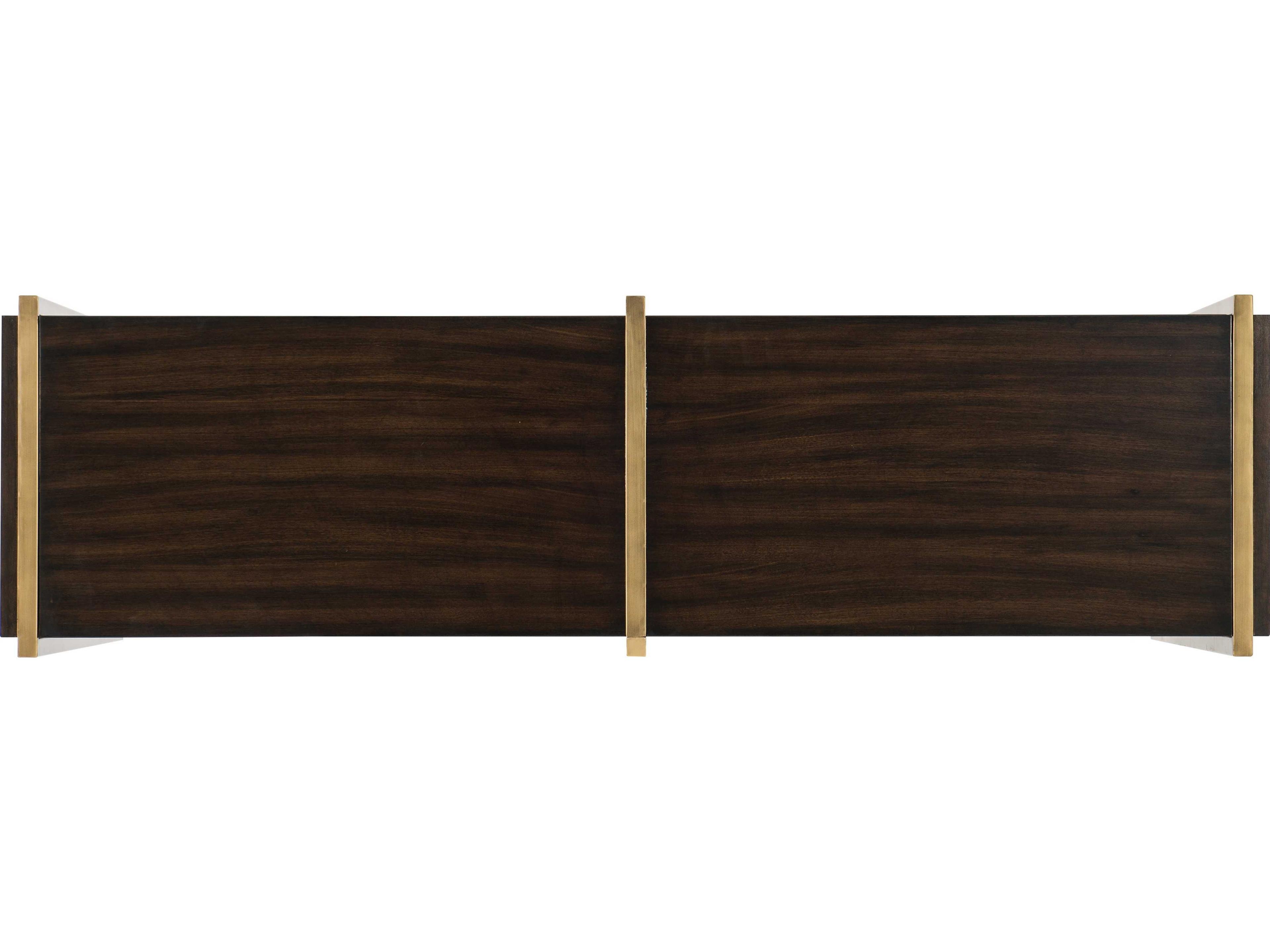 Luxecor Heritage Classic 70" Hardwood Dark Wood Media Console