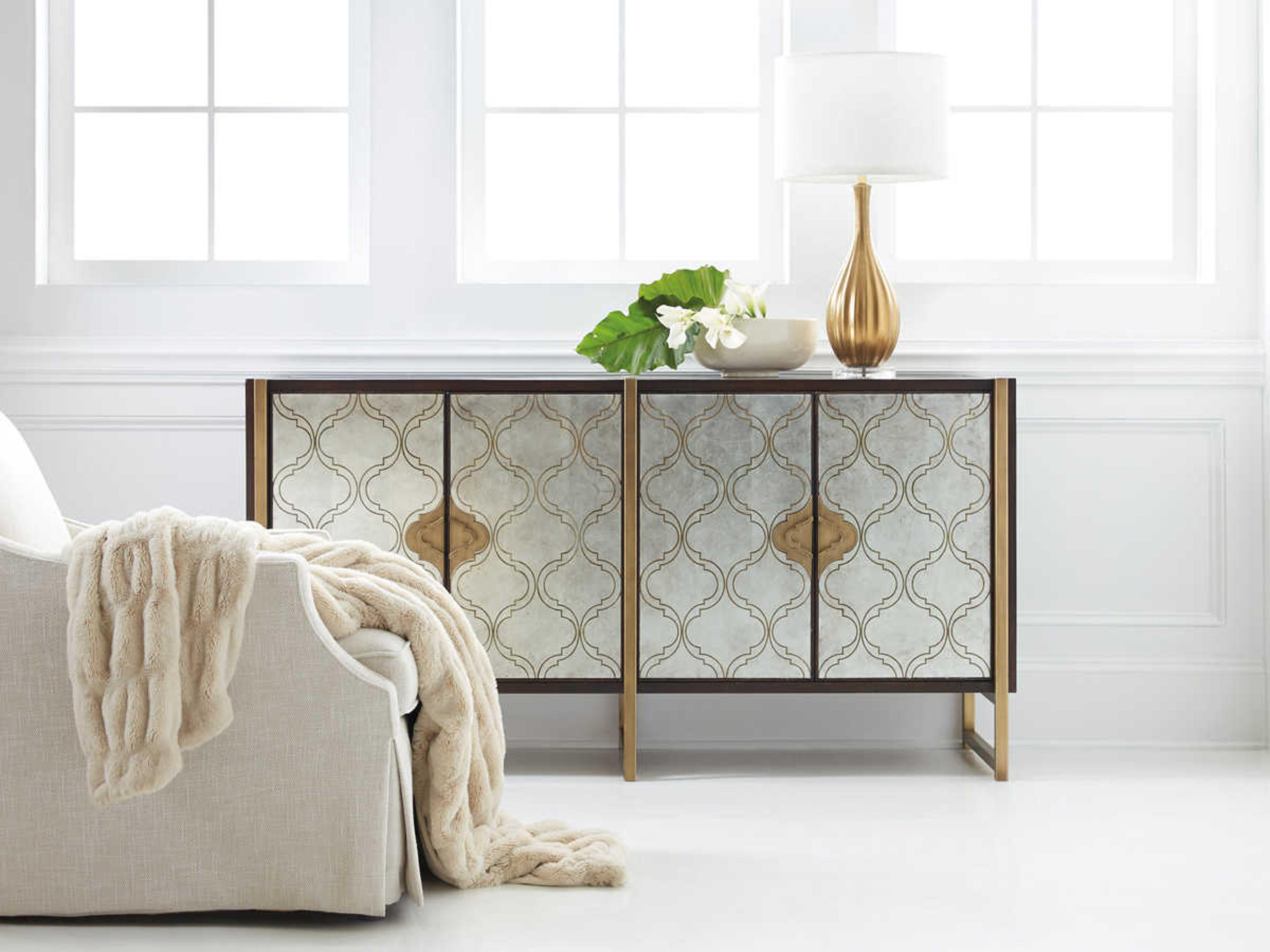 Luxecor Heritage Classic 70" Hardwood Dark Wood Media Console