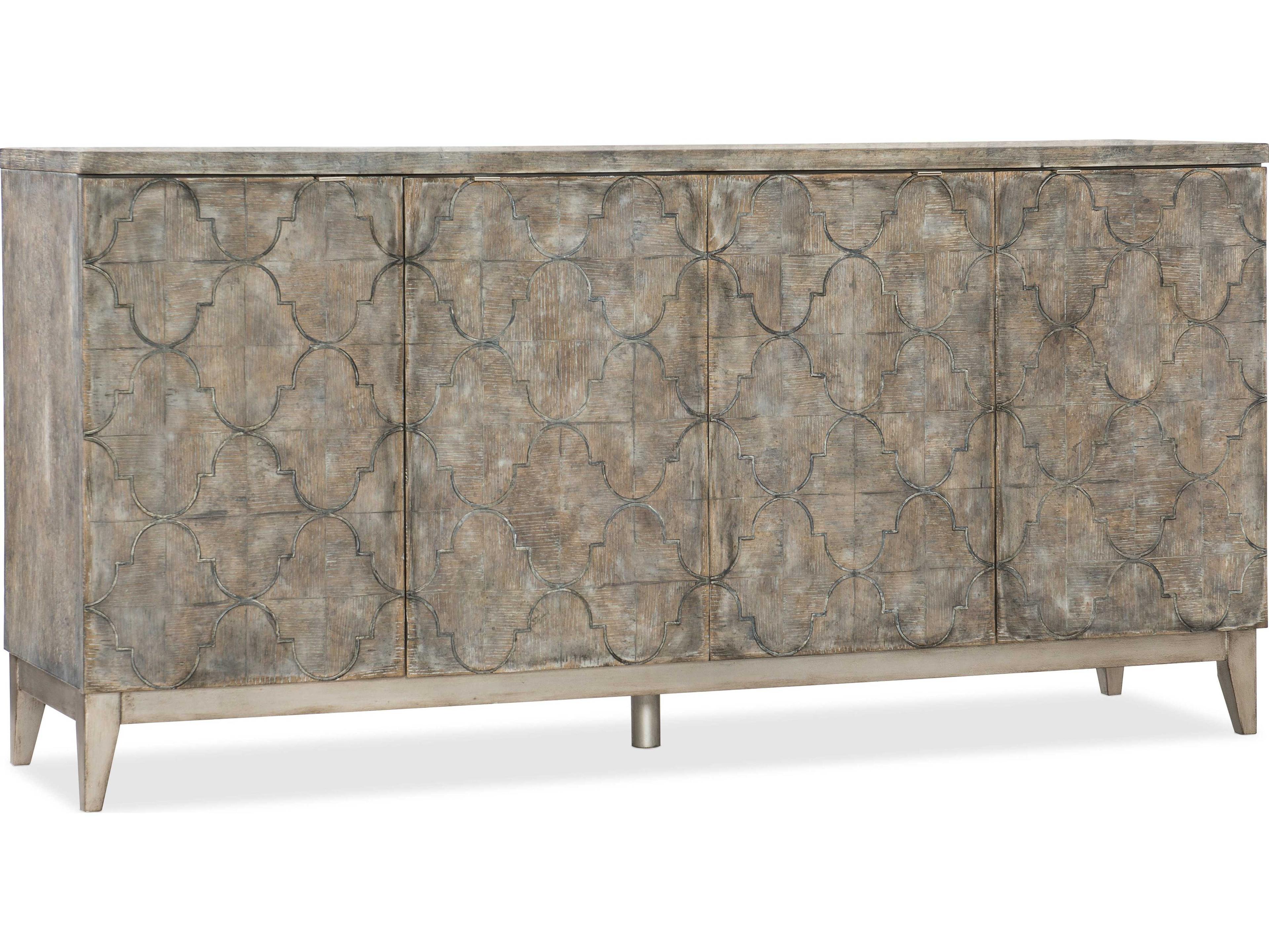 Luxecor Heritage Fairfax 72" Hardwood Wood Media Console