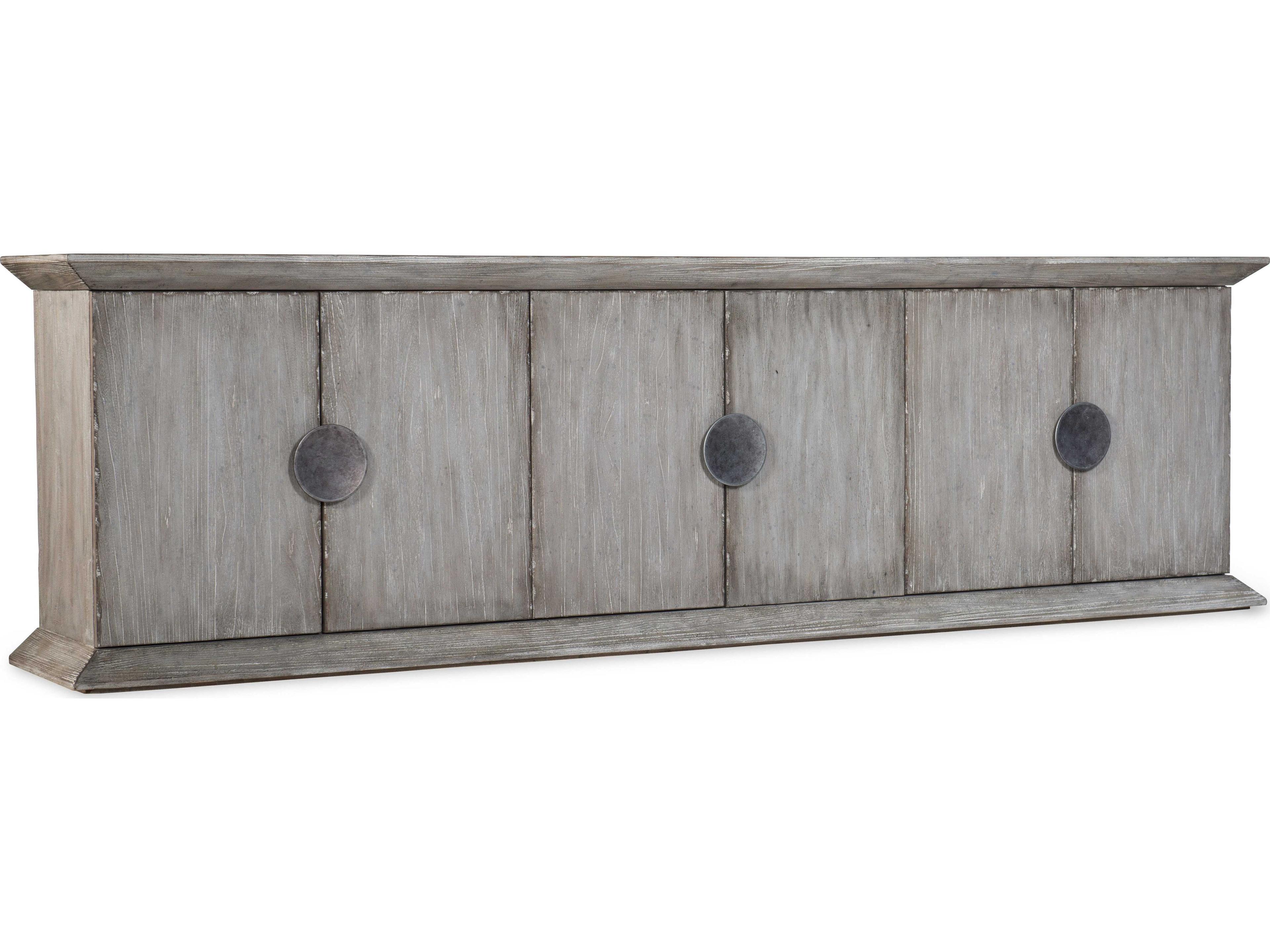 Luxecor Heritage Koren 110" Elm Wood Gray Credenza Sideboard