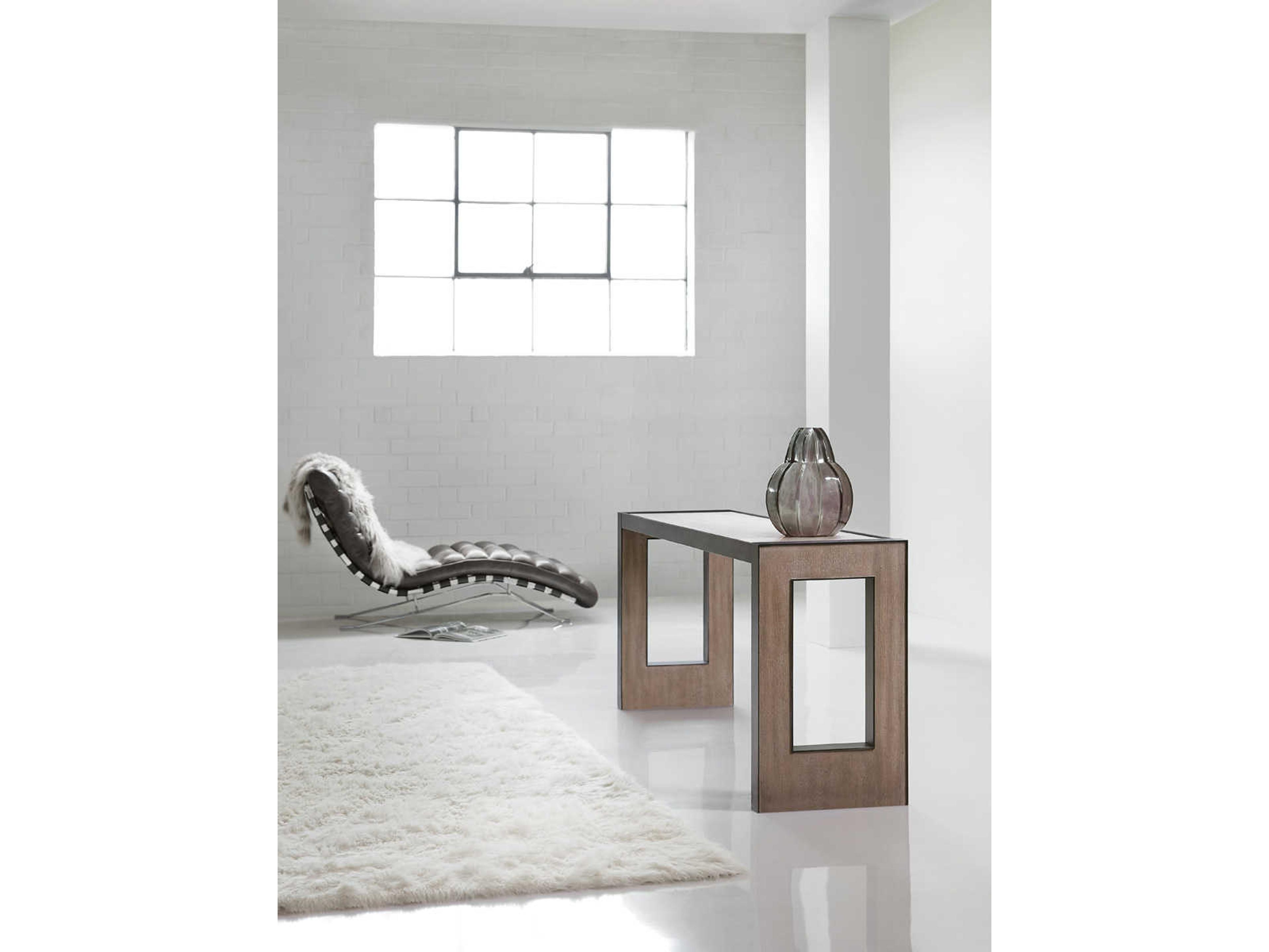 Luxecor Heritage Joni Rectangular Light Wood Console Table