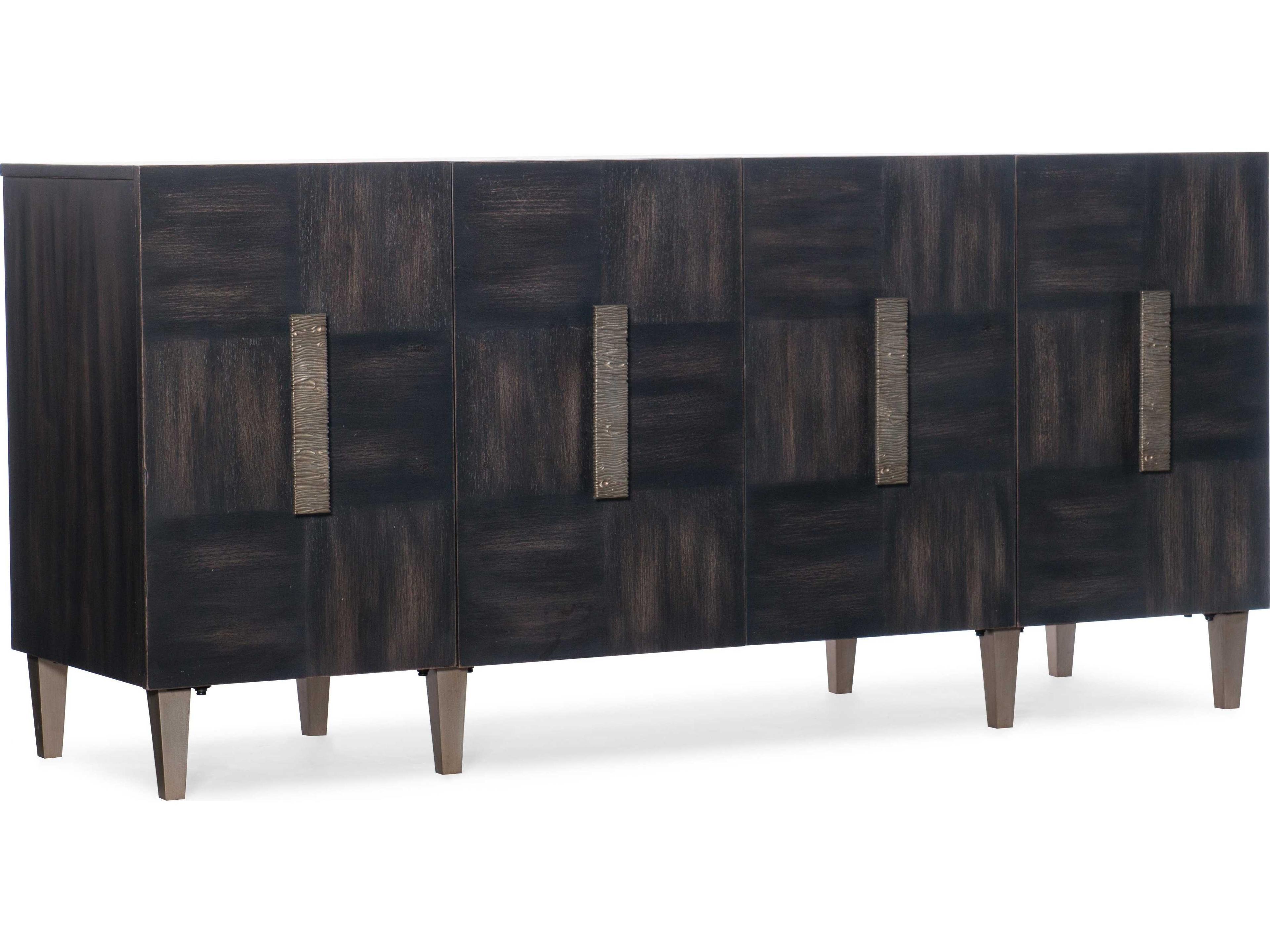 Melange Neville 68" Hardwood Dark Wood Media Console