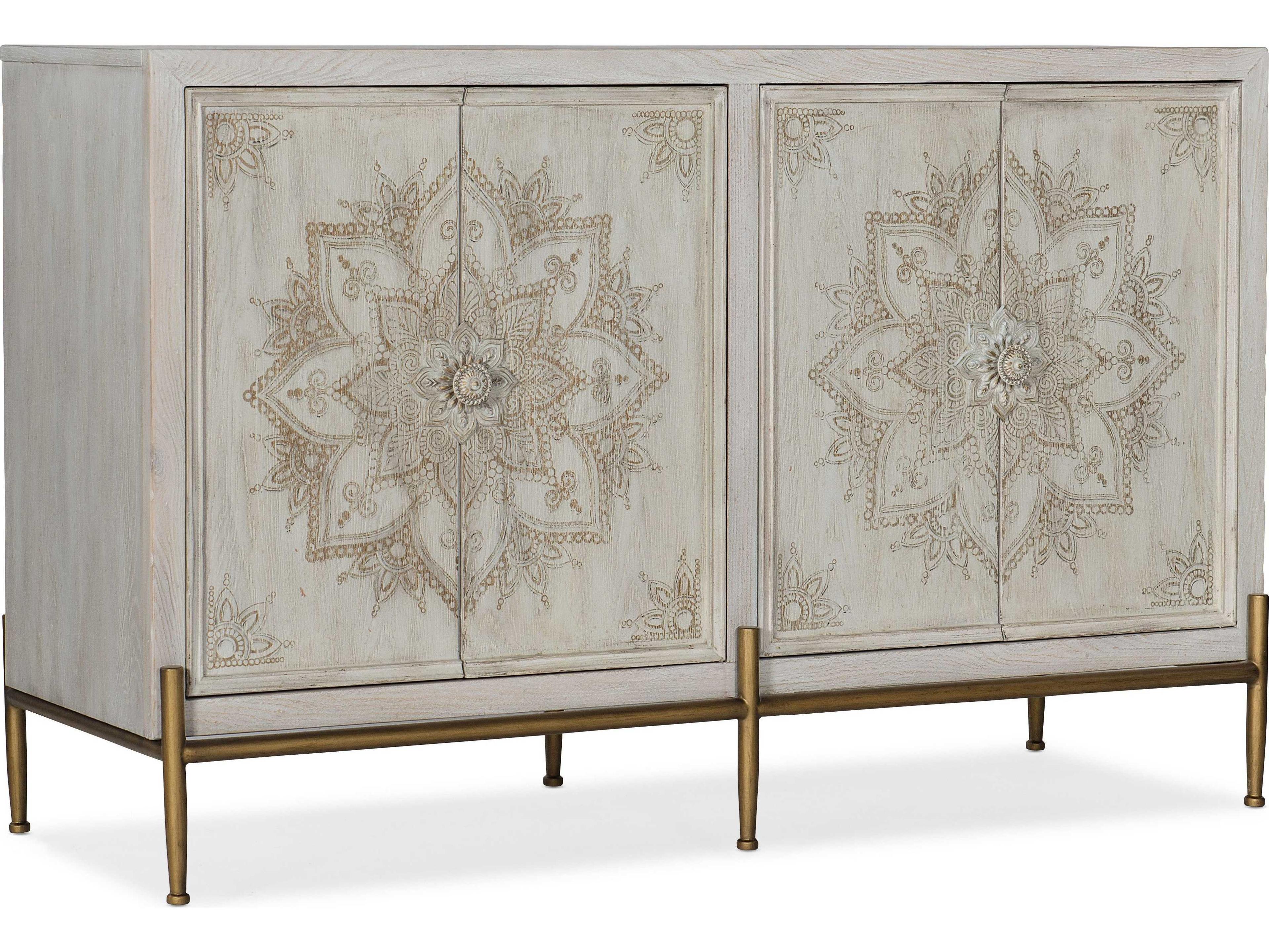 Luxecor Heritage Delilah 58" Hardwood White Sideboard
