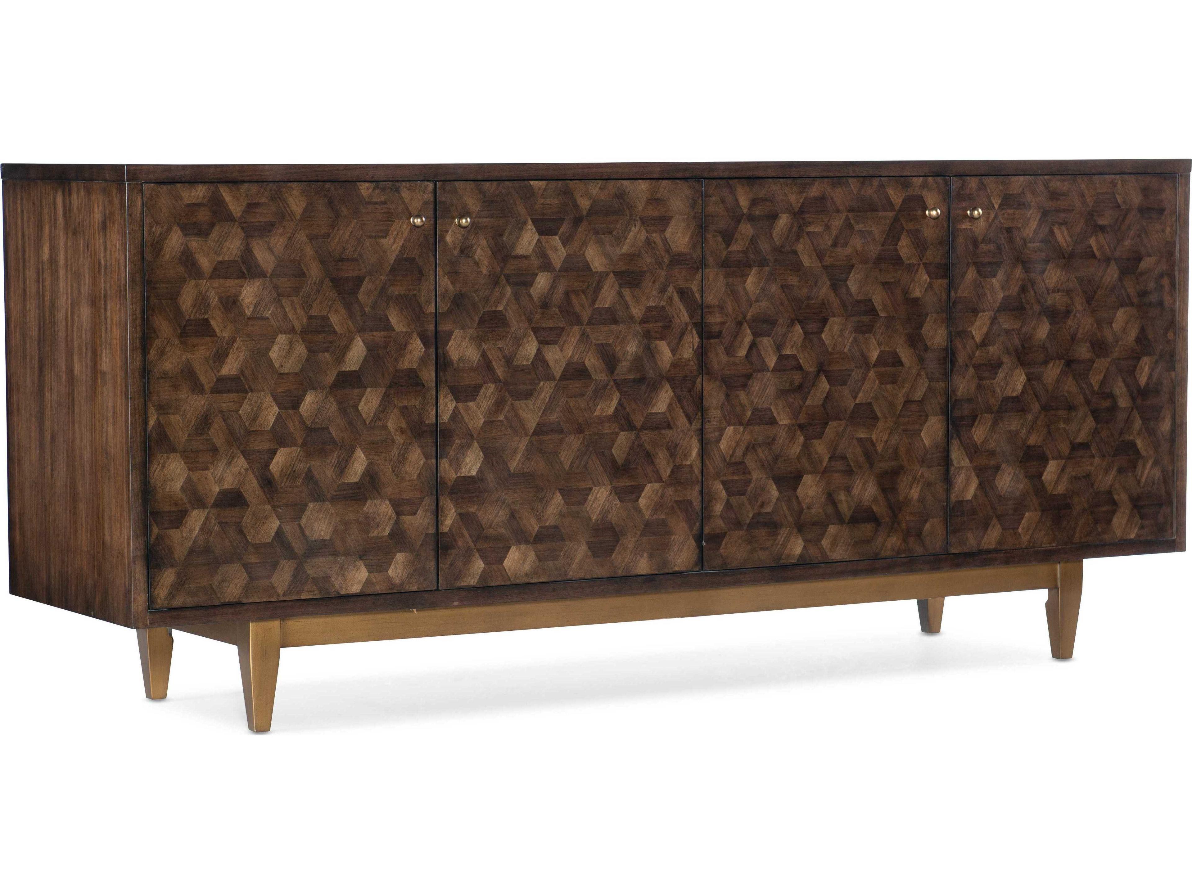 Hooker Furniture Melange Alpine 78" Hardwood Wood Credenza Sideboard