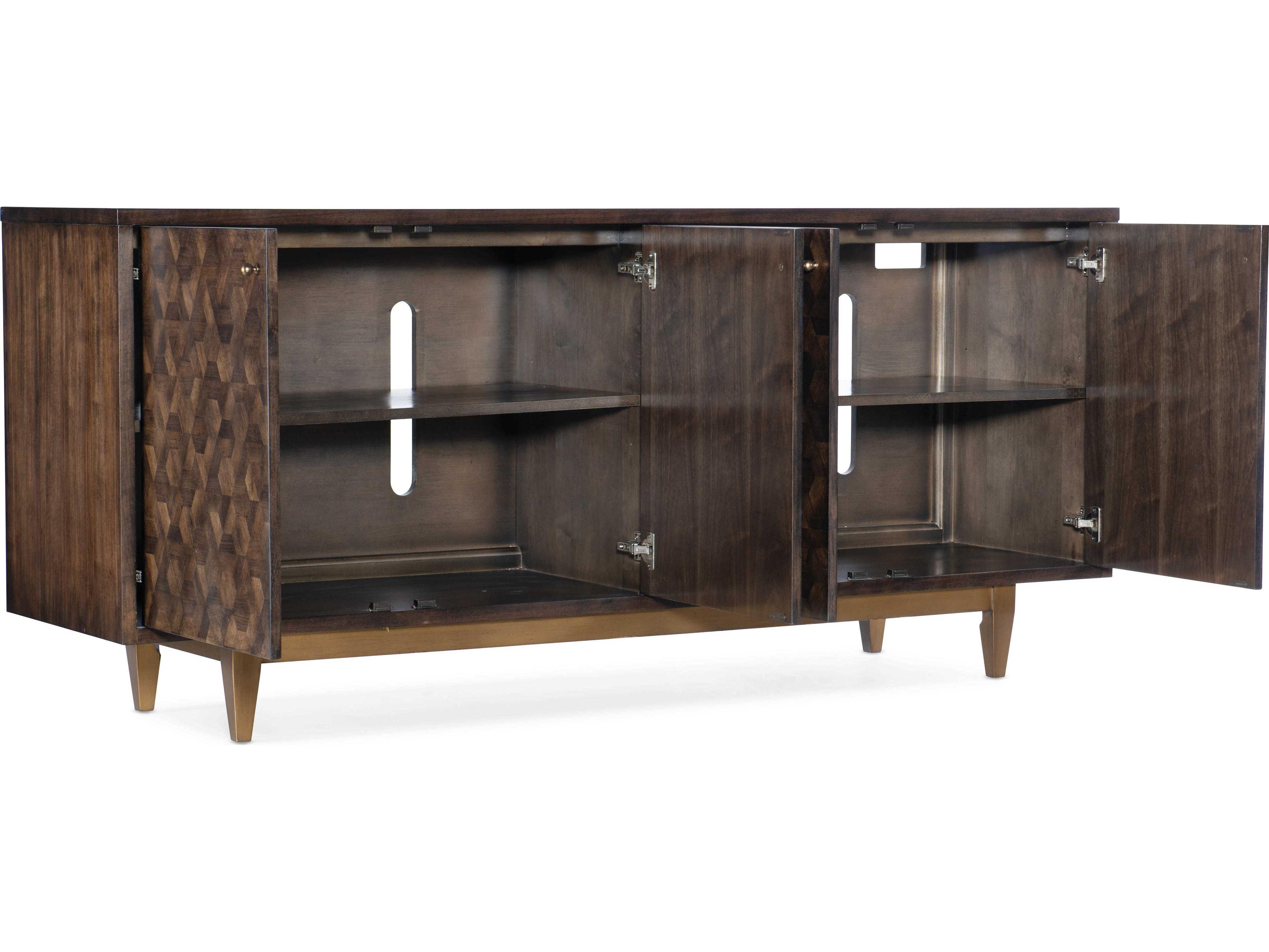 Hooker Furniture Melange Alpine 78" Hardwood Wood Credenza Sideboard