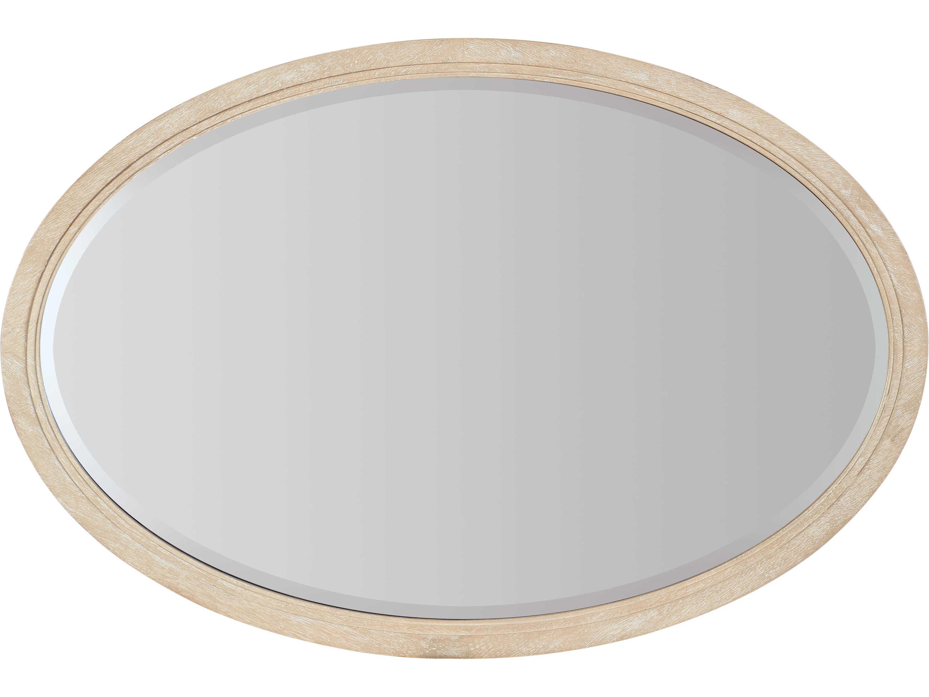 Nouveau Chic Oval Wall Mirror