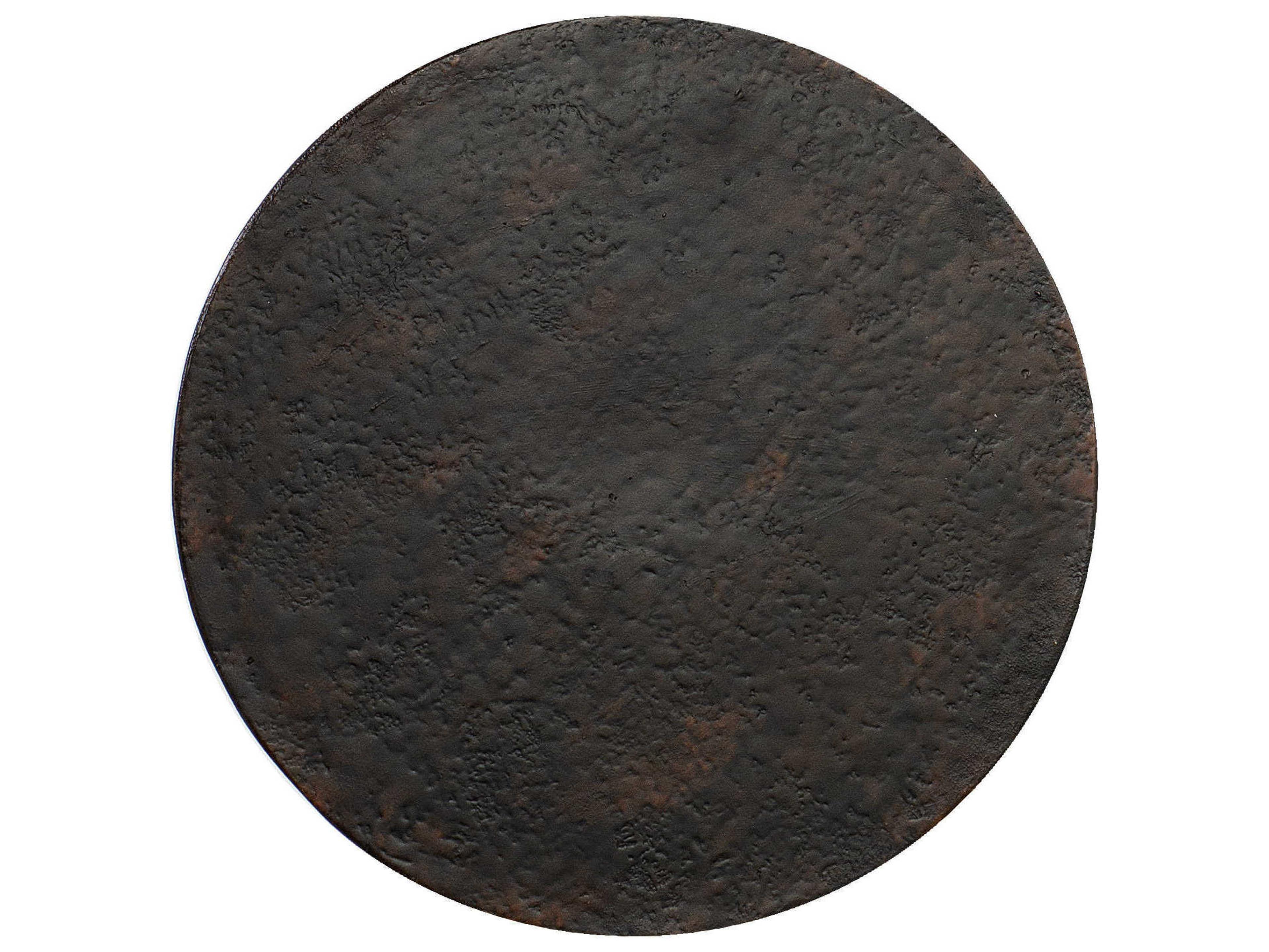 Luxecor Heritage Round Wood Black End Table