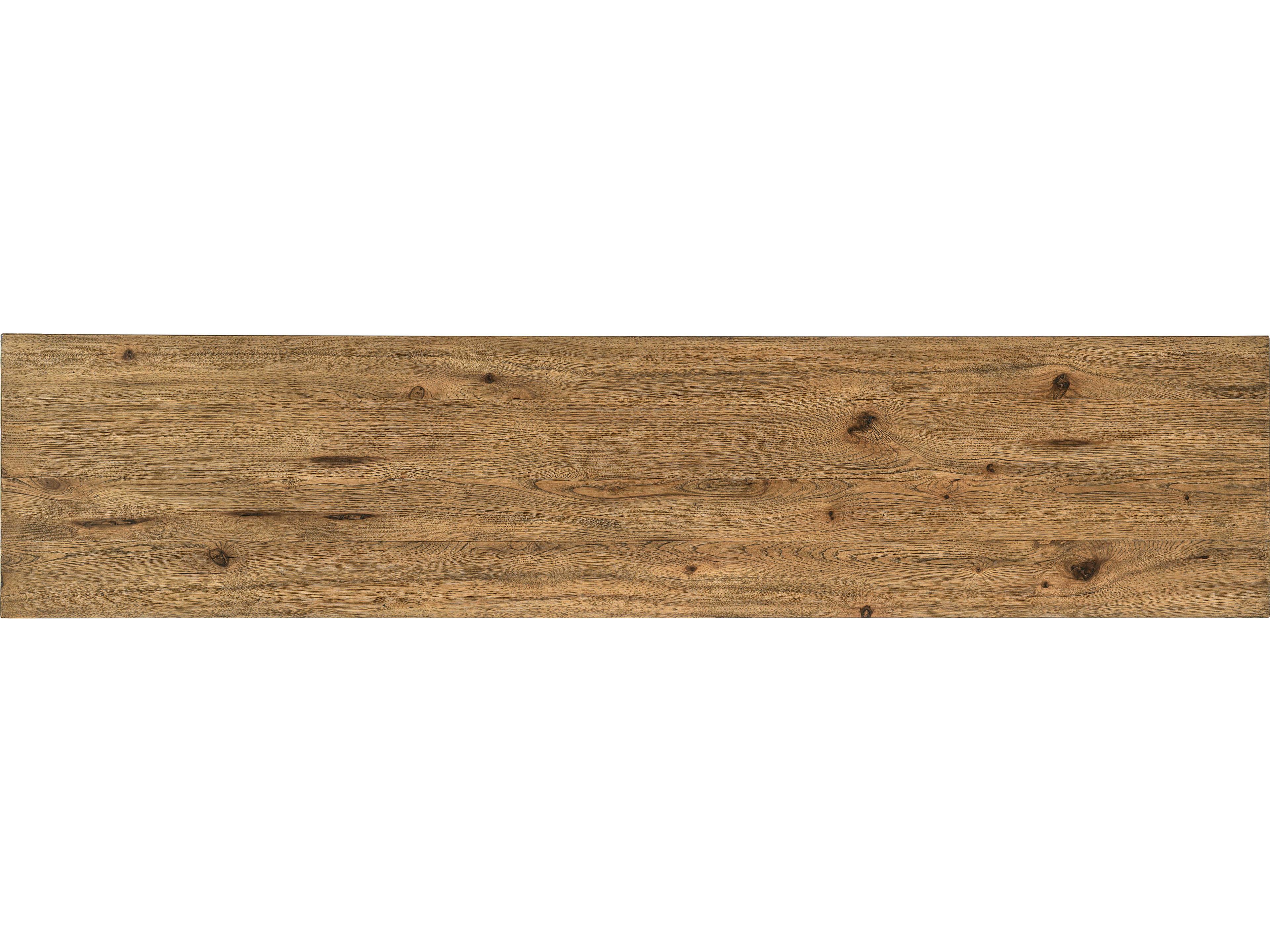 Hooker Furniture Big Sky Rectangular Wood Natural Gray Console Table