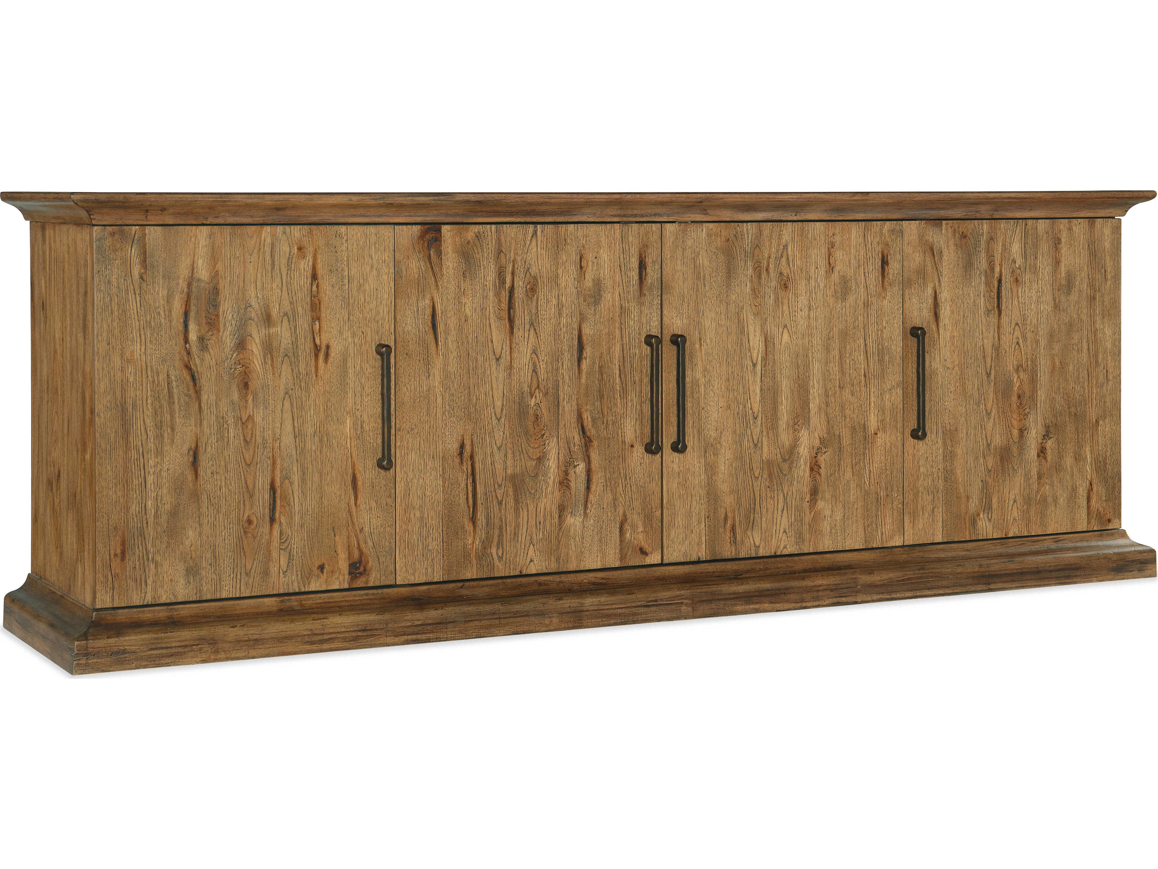 Big Sky 90" Solid Wood Vintage Natural Media Console