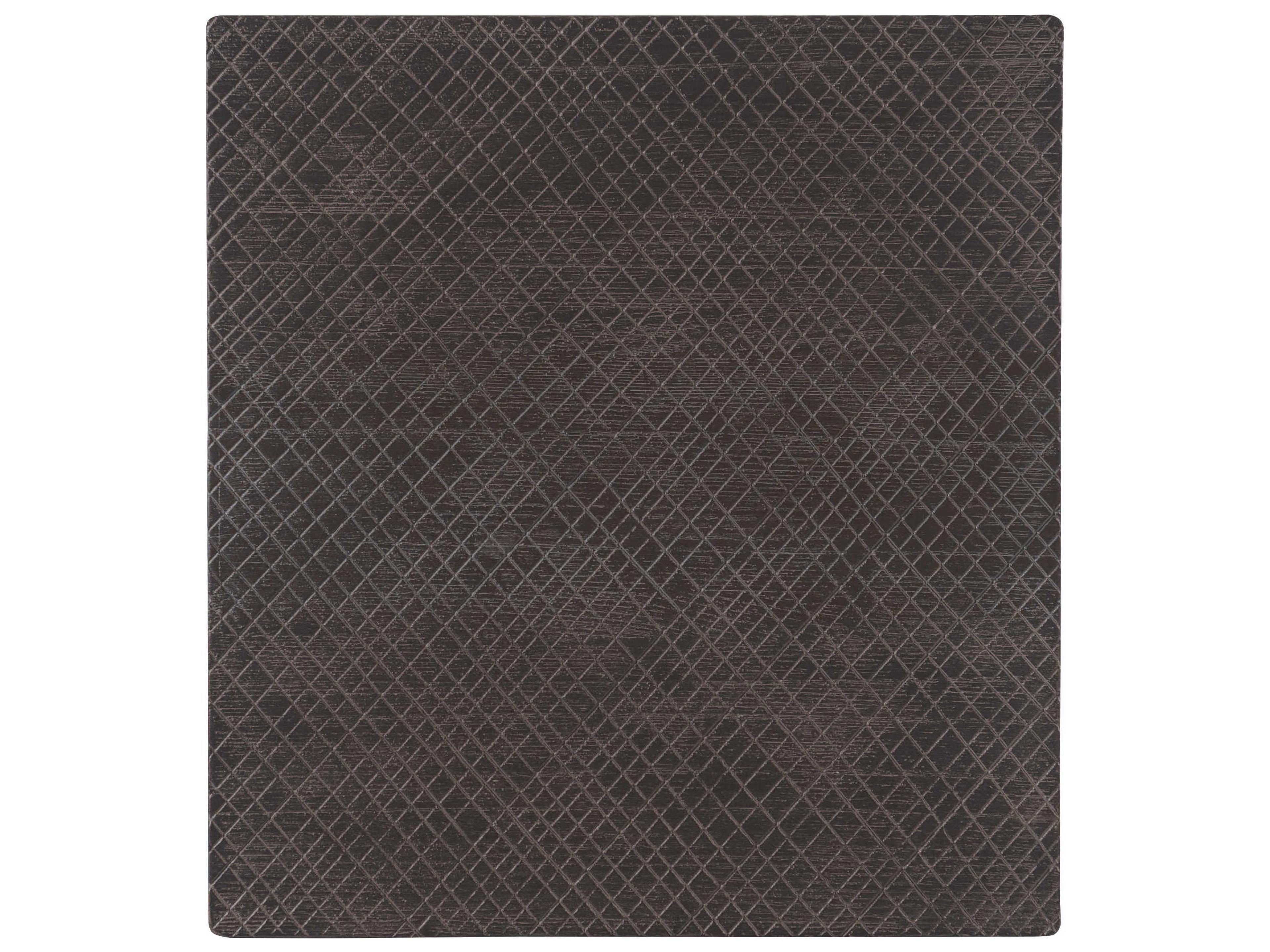 Hooker Furniture Big Sky Rectangular Resin Charcoal Furrowed Bark Vintage Natural End Table