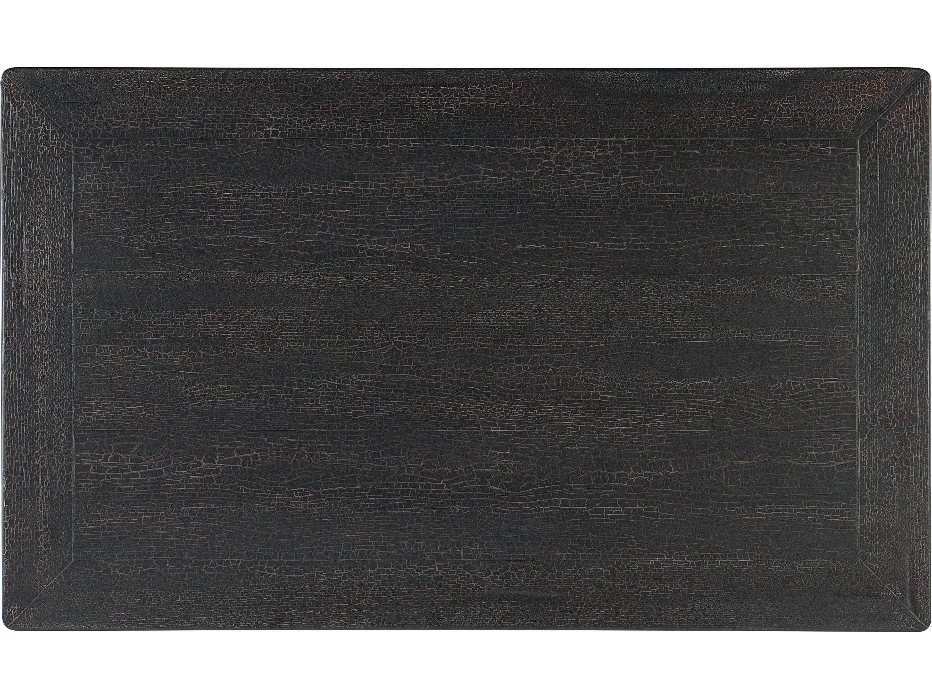 Hooker Furniture Big Sky Rectangular Wood Black Cocktail Table