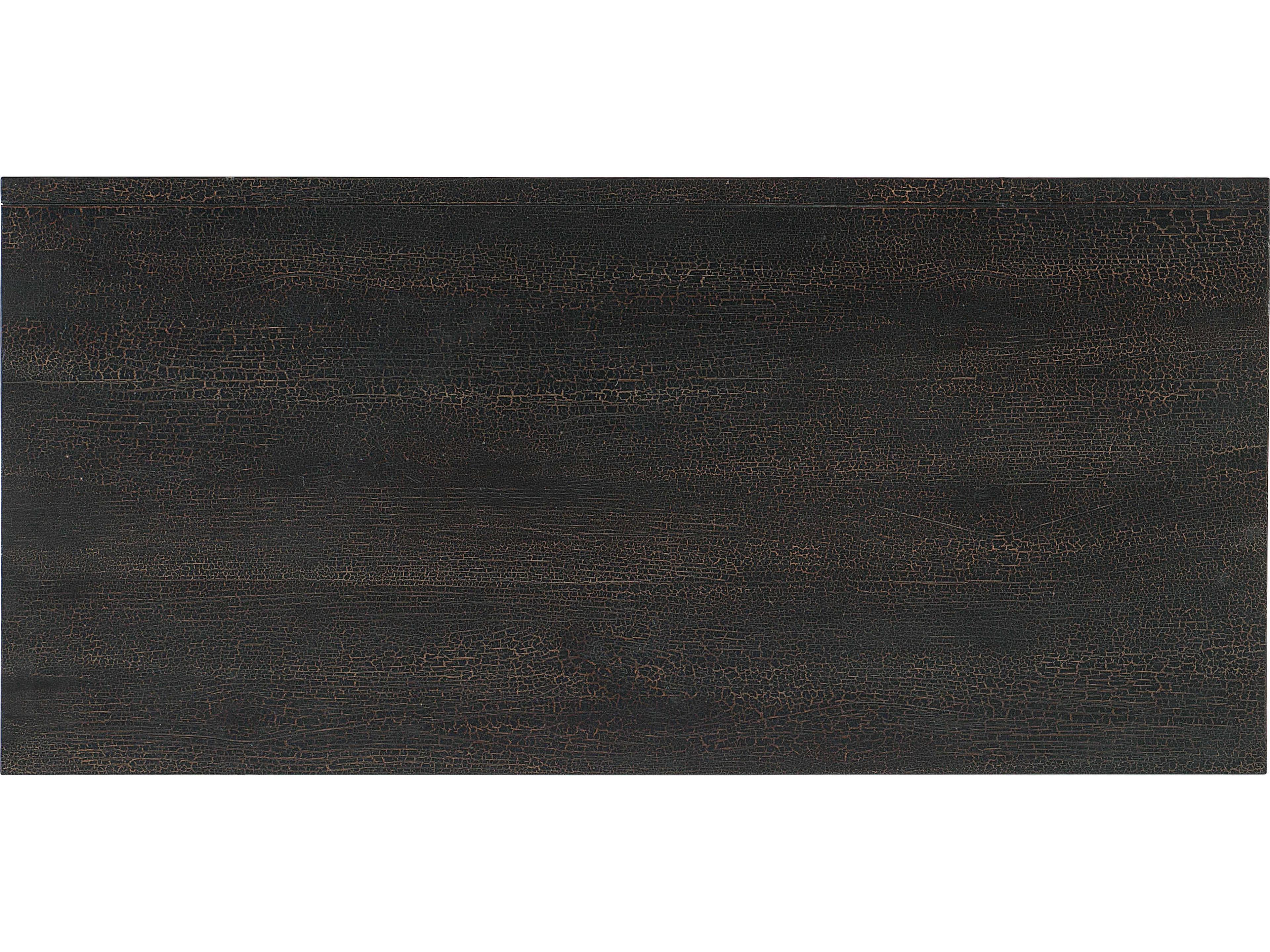 Luxecor Heritage 2-Drawers Black Cedar Wood Chest Nightstand