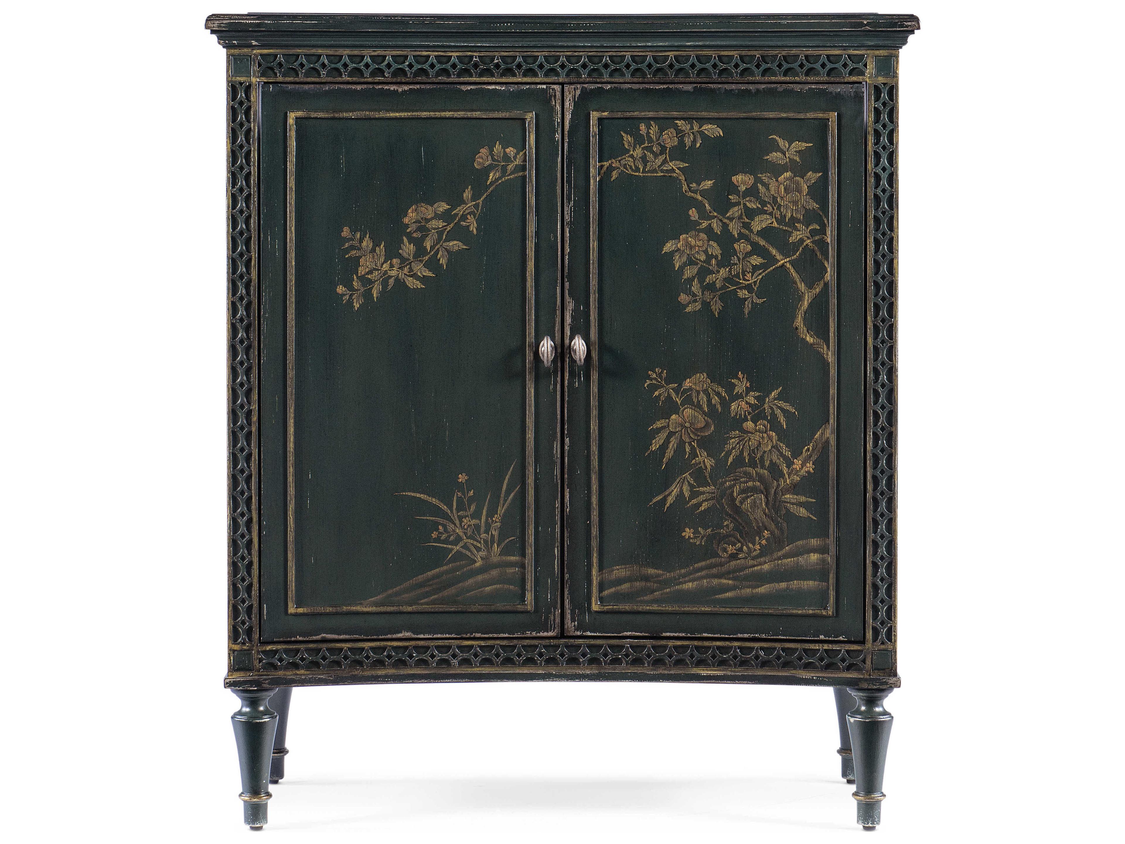 Luxecor Heritage Green Maple Wood Accent Chest